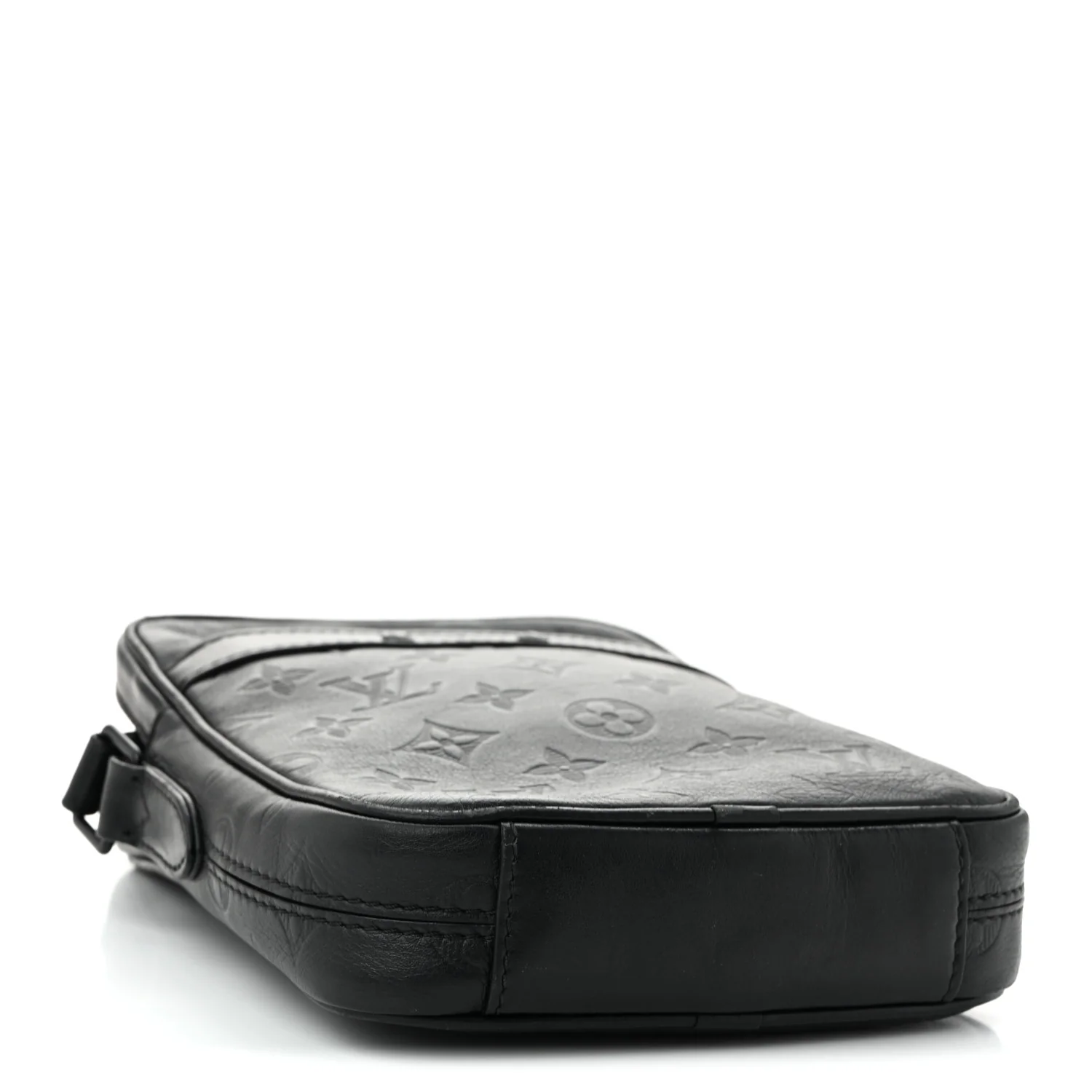 Calfskin Monogram Shadow Danube PM Black
