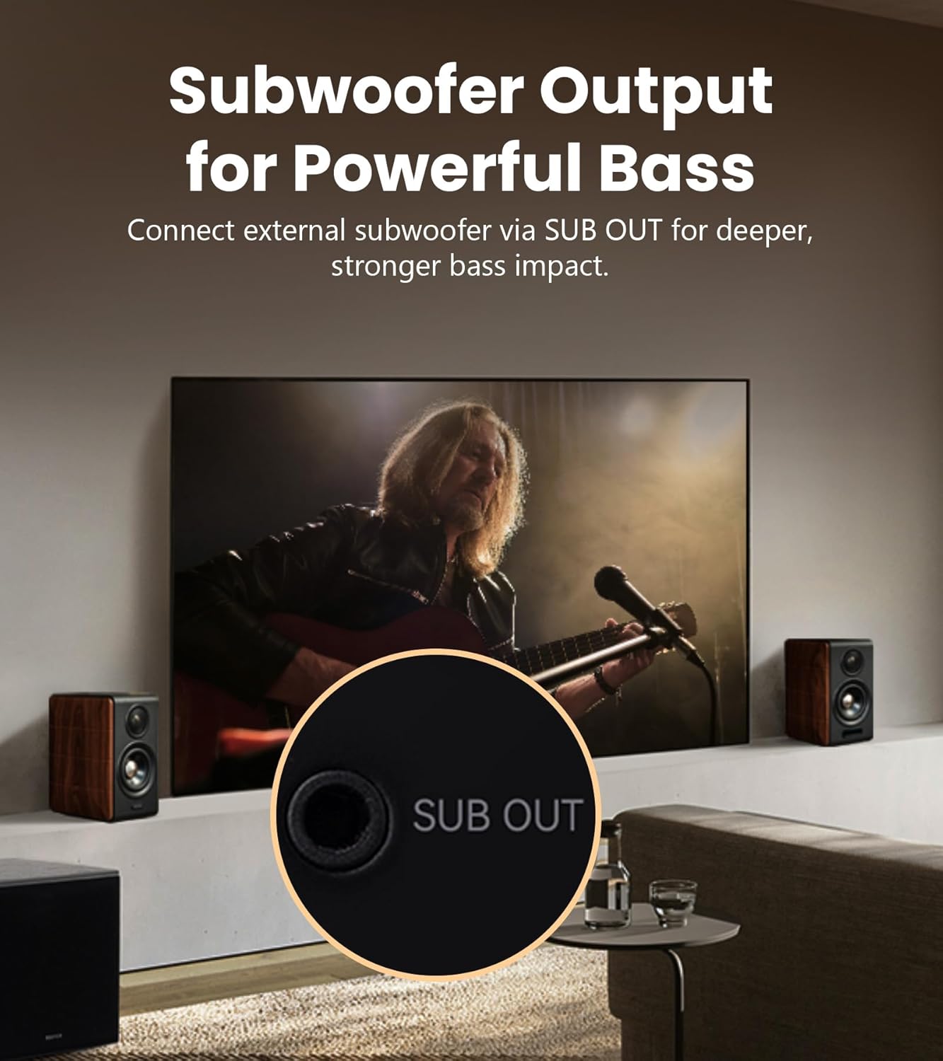 Edifier S880DB MKII Hi-Fi Bookshelf Speakers  Premium 2.0 Active Speaker System  88W RMS  Hi-Res Audio with LDAC  Bluetooth/USB-C/Optical/Coaxial/RCA Input  Subwoofer Output  Dark Wood