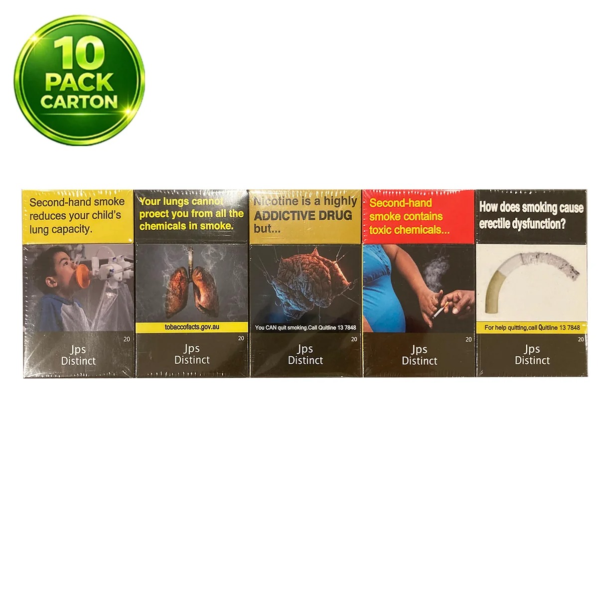 Jps Distinct 20s Cigarettes x 10 Packs /1 Carton