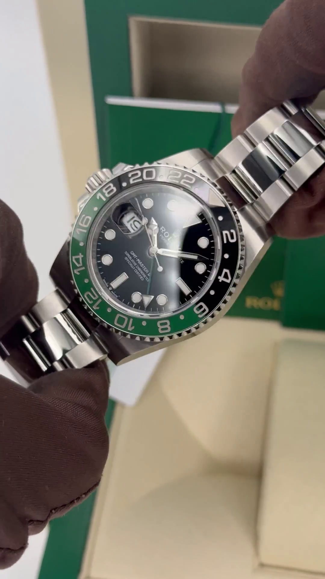 [Super Clone]RLX GMT-Master II With A Green And Black Bezel 