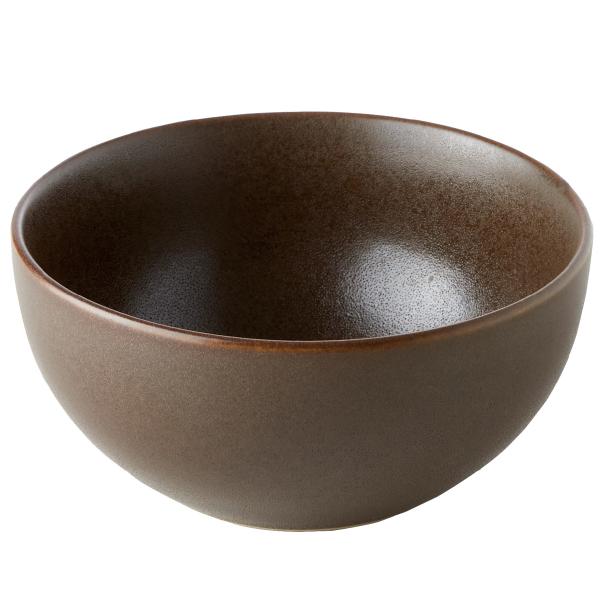 Ceramic workshop skål 15 cm kastanje
