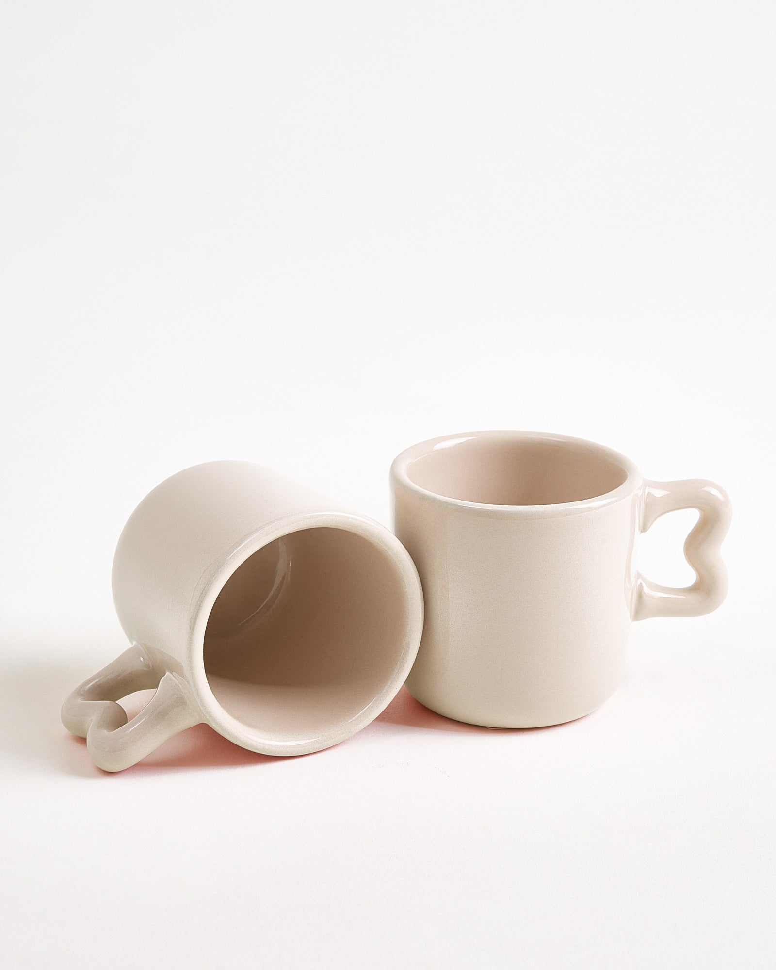 SEIA - ESPRESSO MUG & ESPRESSO SAUCER HEART SAND