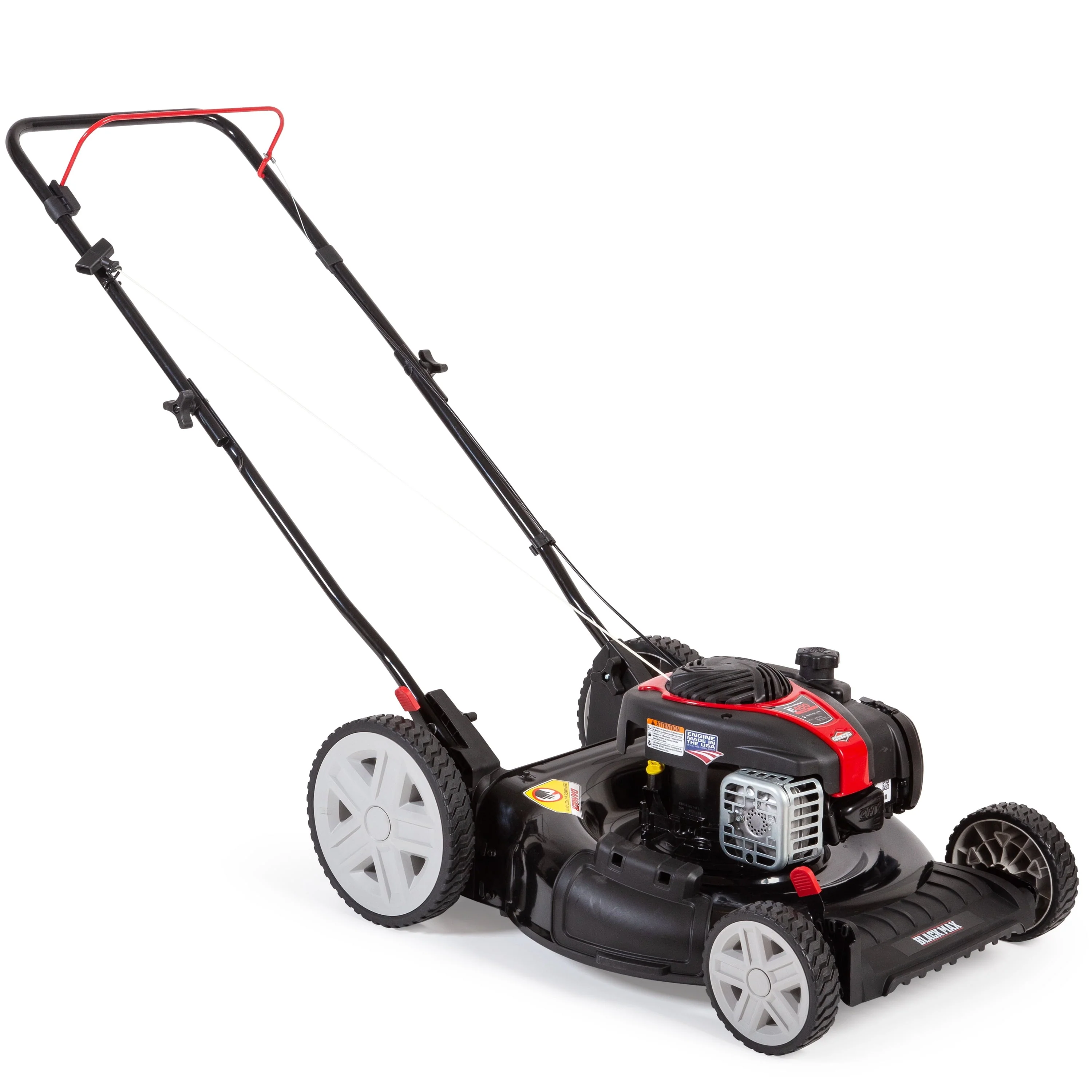 Black Max 21 - Inch 125cc Gas Push Mower with Briggs & Stratton Engine (Assembled Product Weight 46.9 lb; 22.10 - Inch Height)