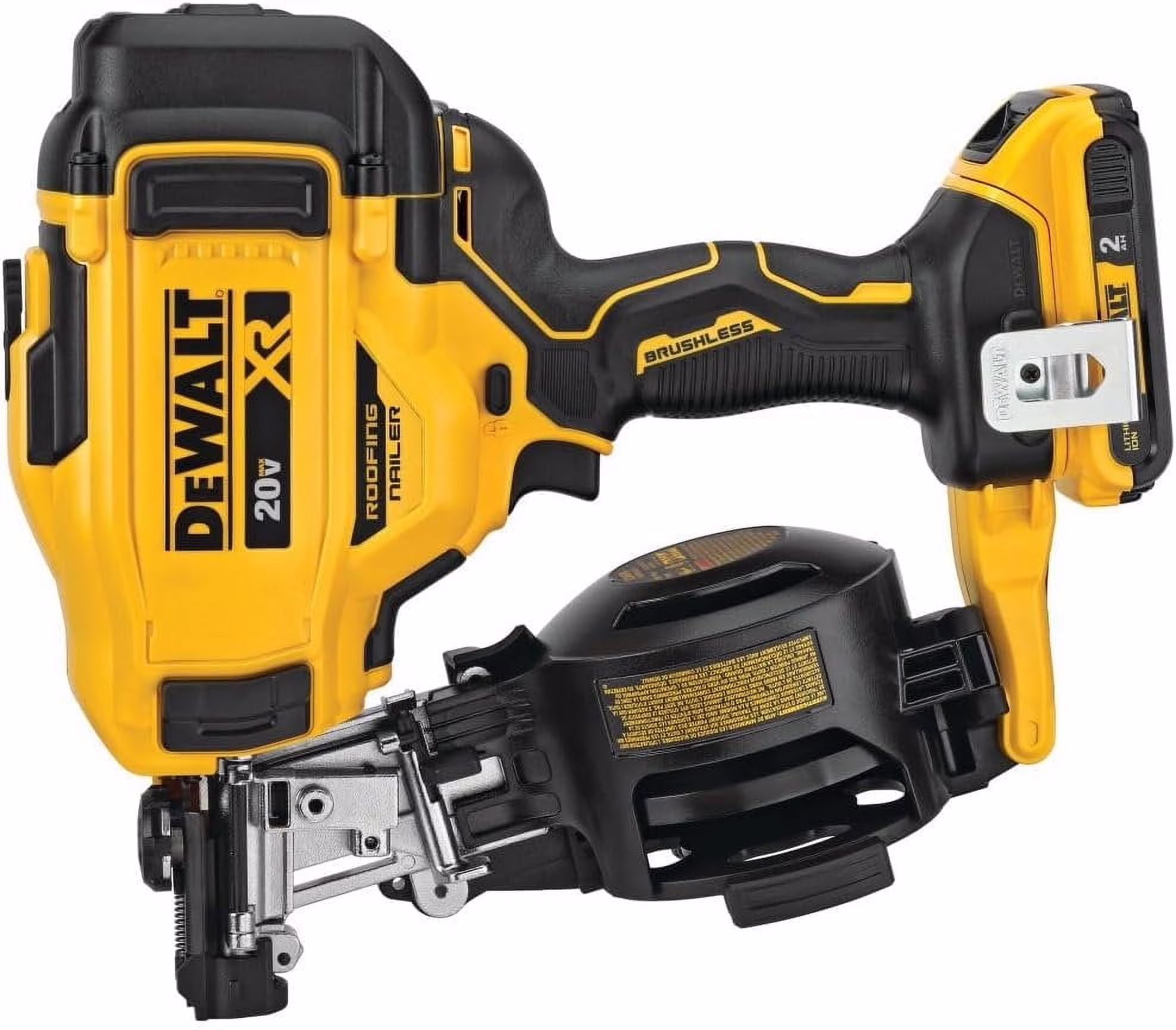 20V Max 15 Cordless Coil Roofing Nailer Kit