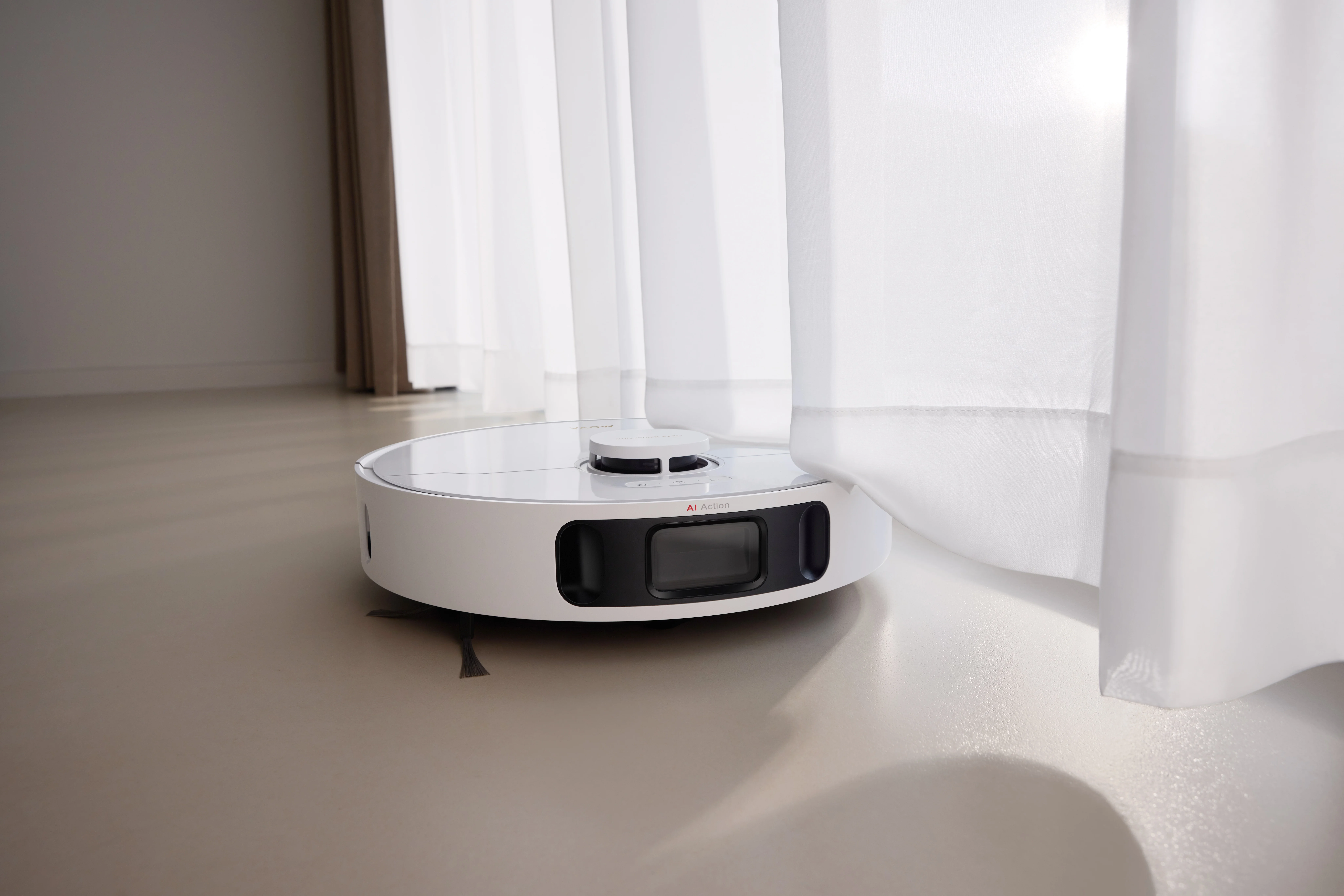P50 Pro Ultra Robot Vacuum Cleaner RemovableLiftable Mop,Anti-Tangle,Self DryingCleaning(White) - Image 4