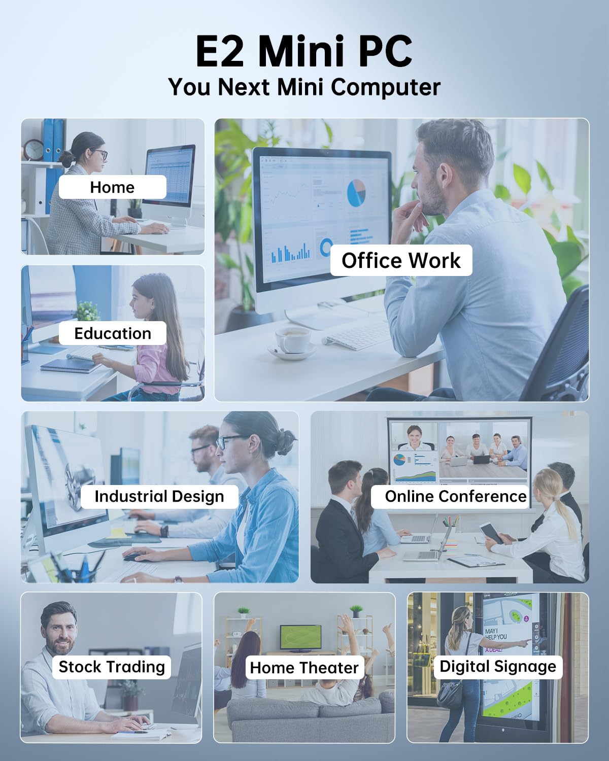 Mini PC KAMRUI GK3Plus, 16 Go de RAM, SSD M.2 de 512 Go
