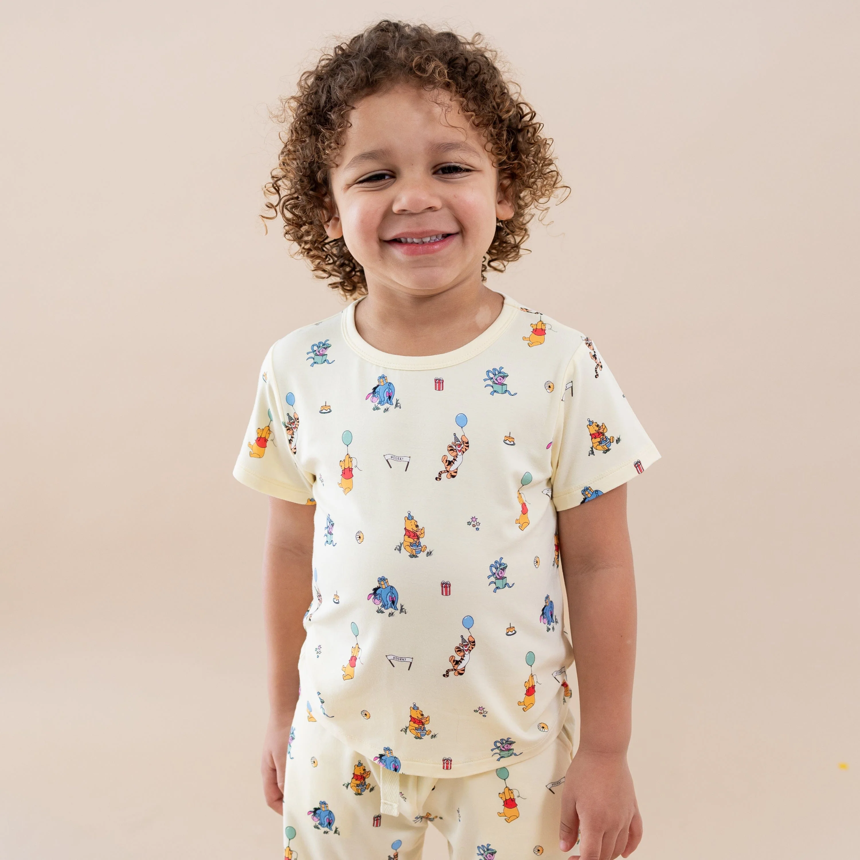 Toddler Basic Tee in Winnie the Pooh Celebration
