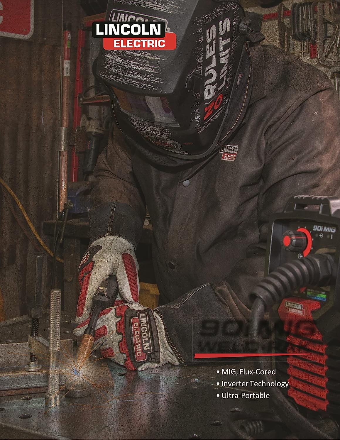 WELD-PAK 90i MIG and Flux-Cored Wire Feeder Welder with Gas Regulator - Image 8