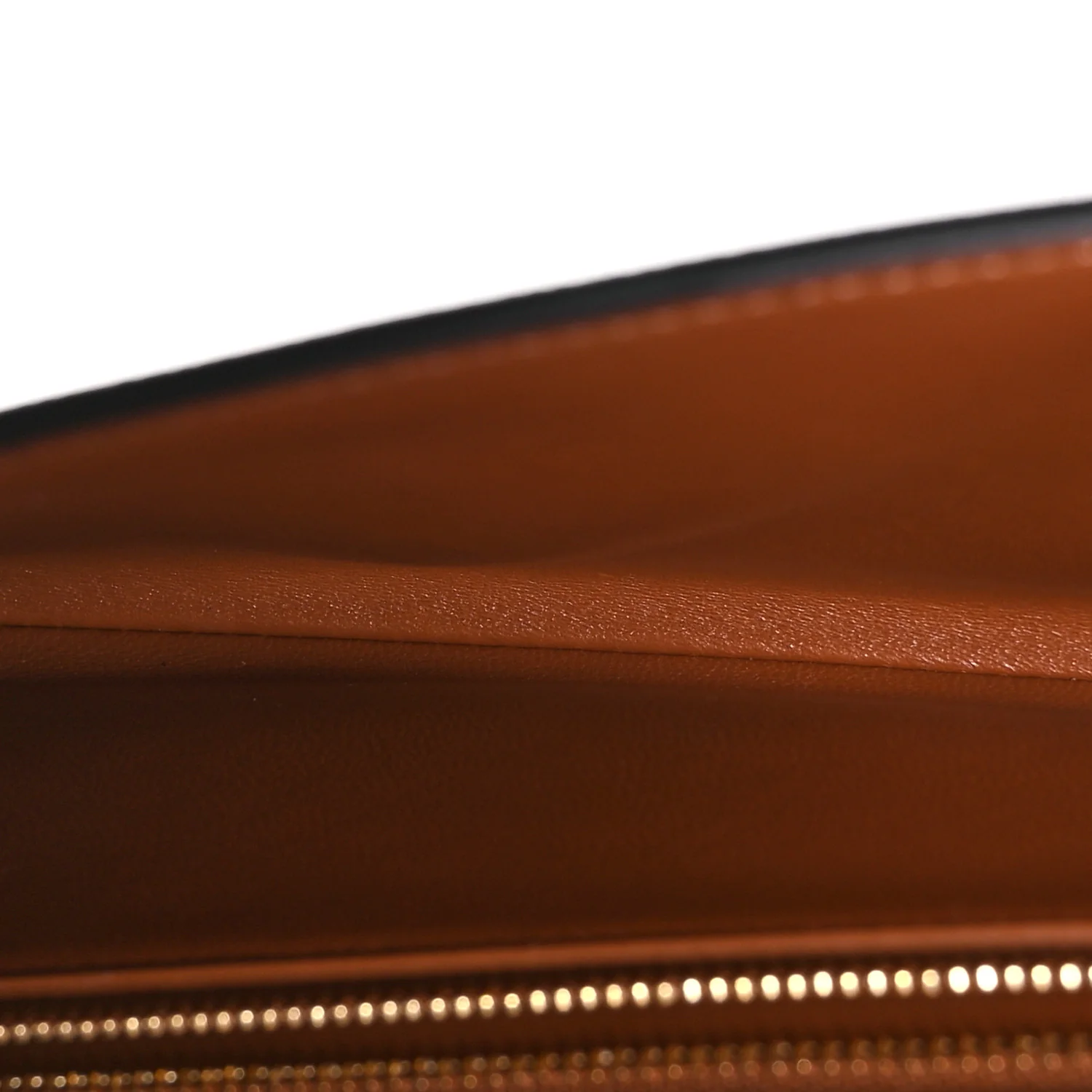 Triomphe Canvas Asymmetric Clutch Tan