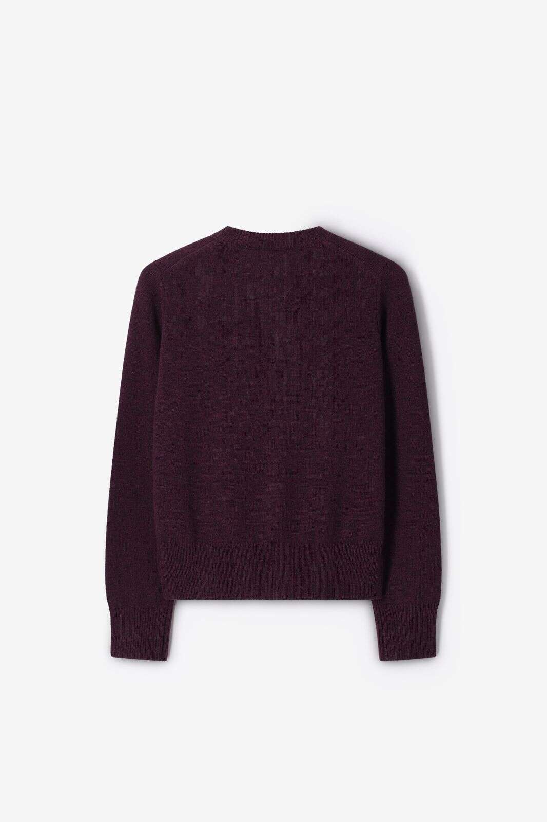 Donkerrood wollen vest