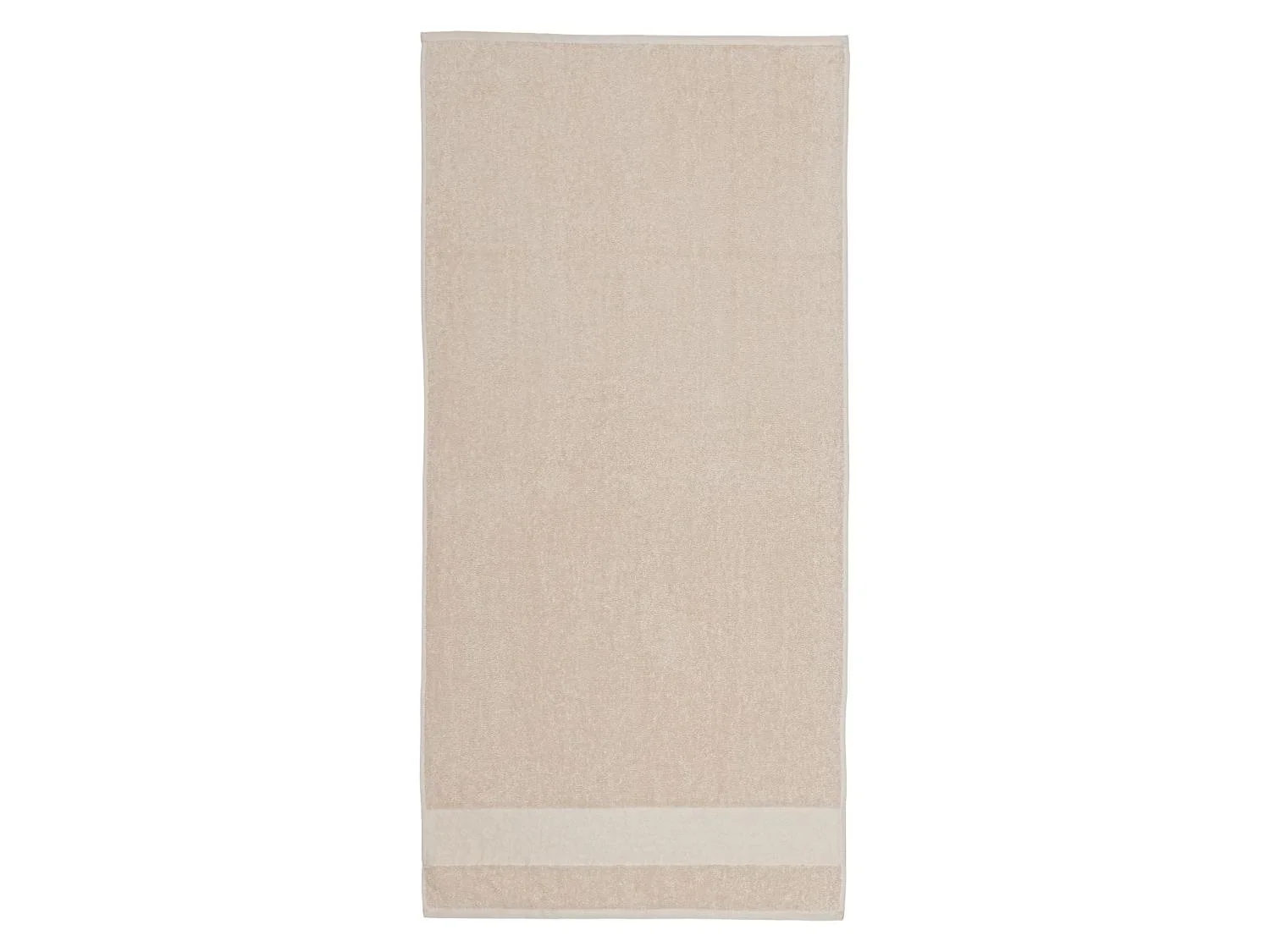 LIVARNO Lot de 2 serviettes de toilette en ponge, 50 x 100 cm