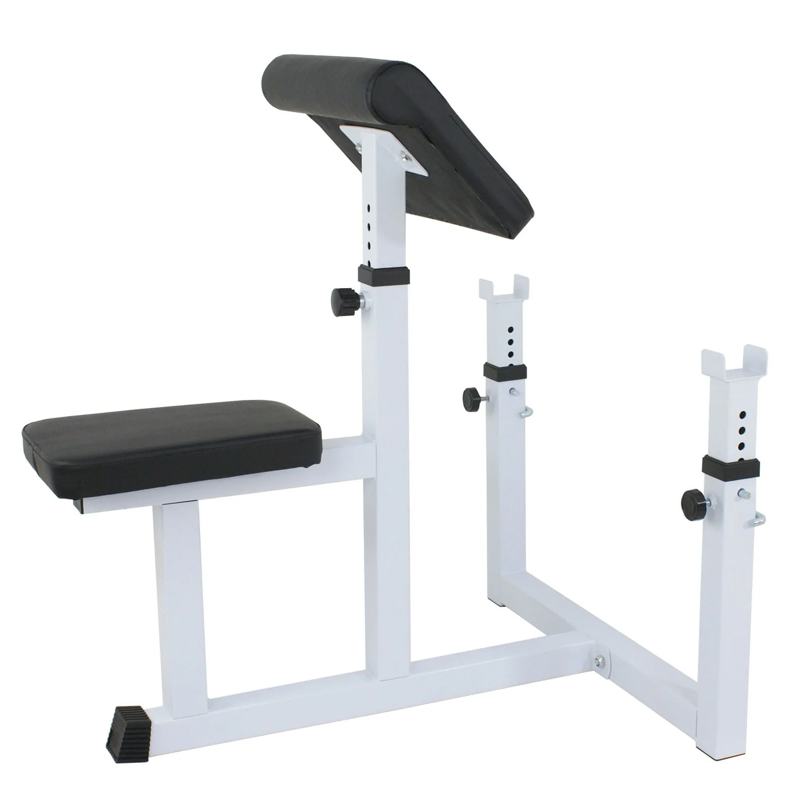 ZENY Arm Curl Weight Bench Adjustable Commercial Preacher Seated Dumbbell