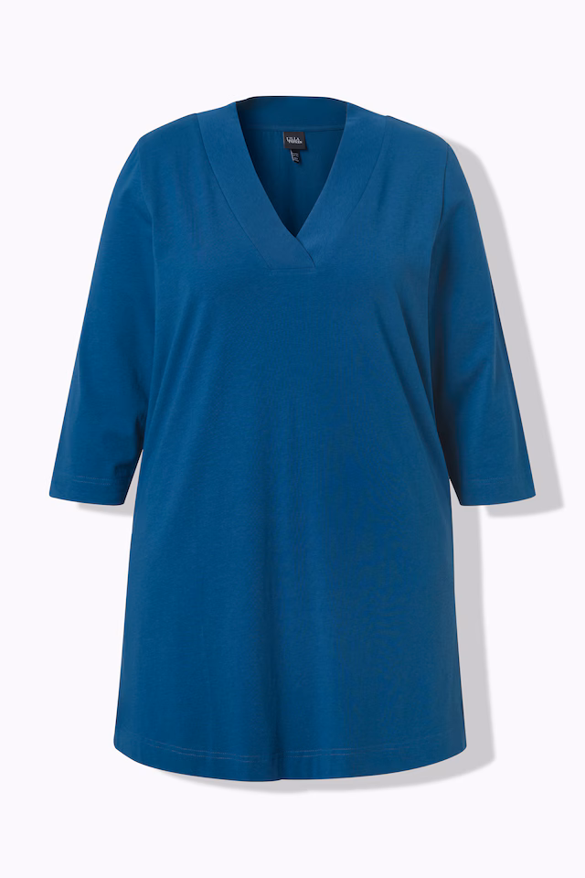 Stretch A-Line 3/4 Sleeve Knit Top