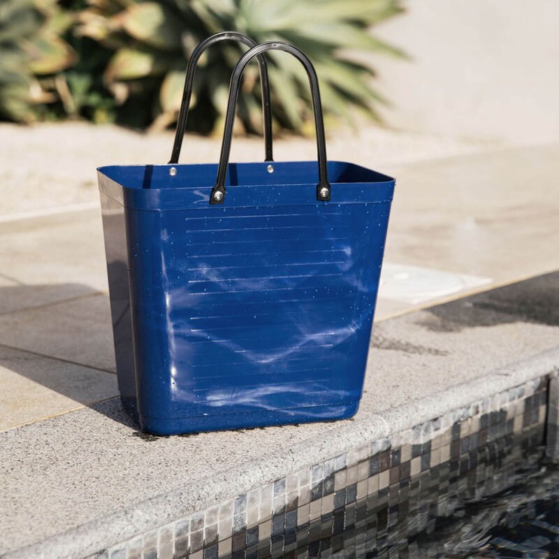 Recycled Plastic veske høy 14L blå