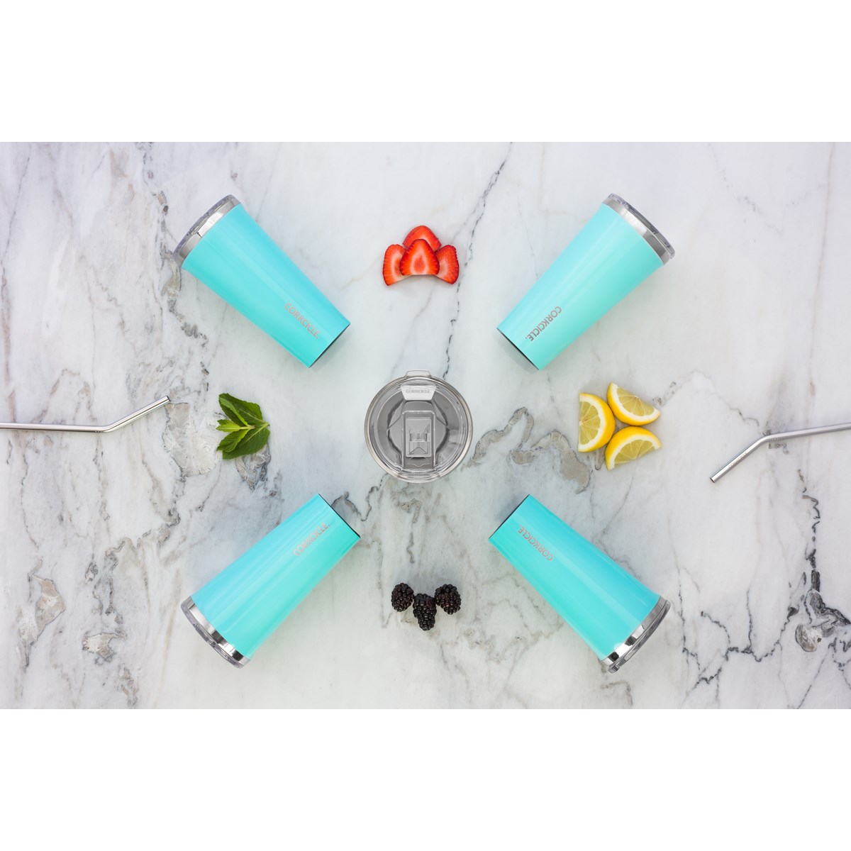 Termokopp 0,5L gloss turquois