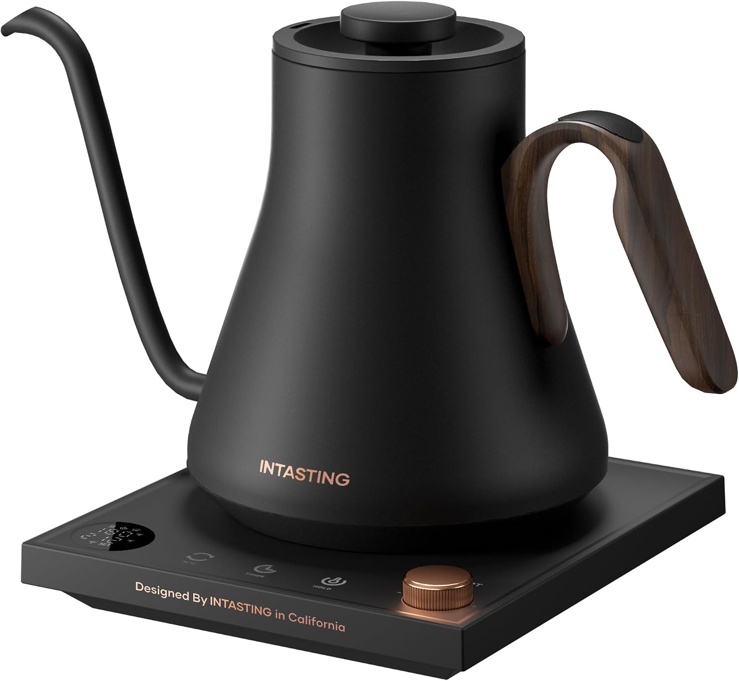 INTASTING Gooseneck Electric Kettle with ±1℉ Temperature Control, 0.9L