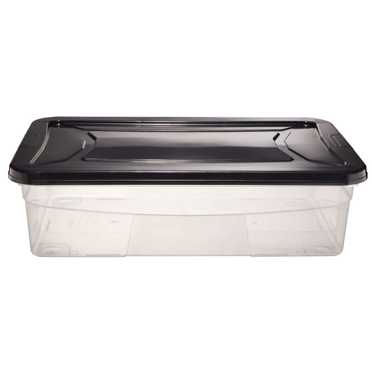 Box dessous de lit noir 30L