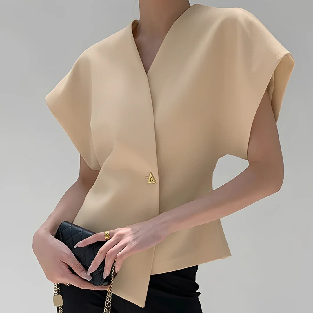 Ariella - Blouse chic à col en V