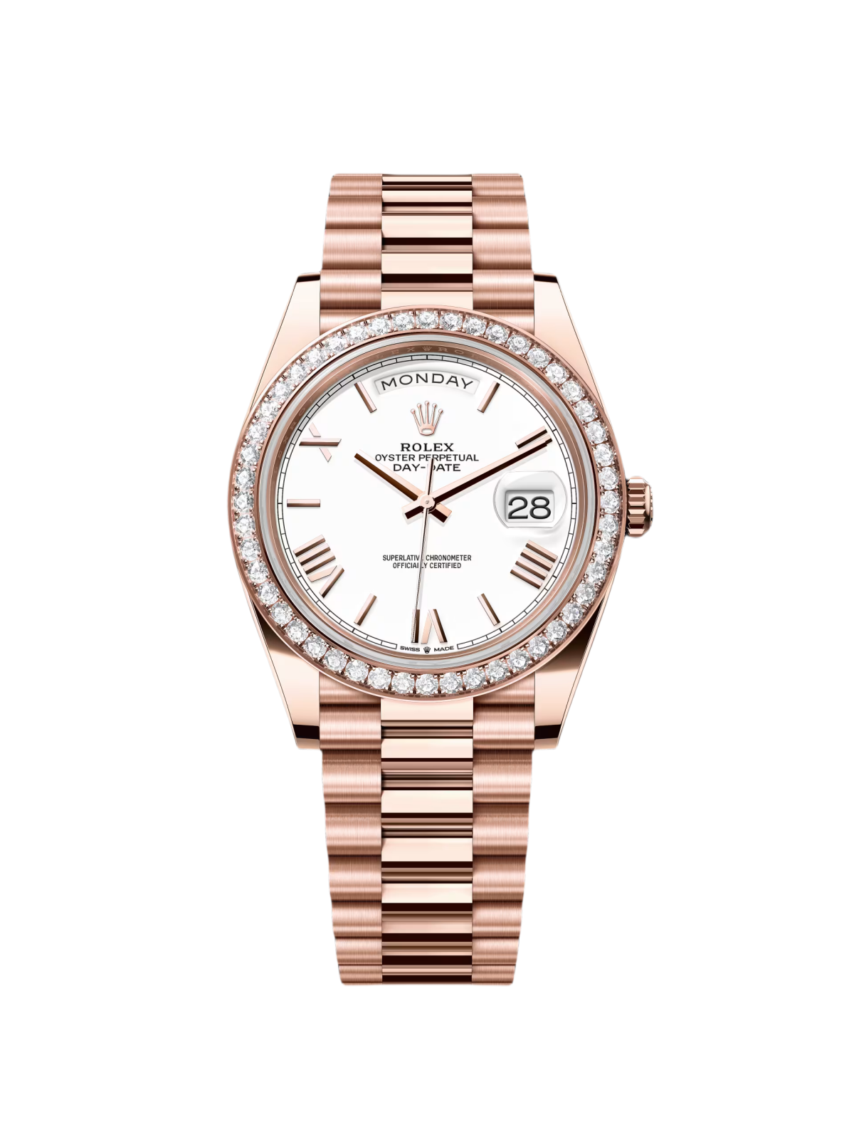 【Super Clone】RLX  Day-Date White Roman Dial 228345rbr-0012