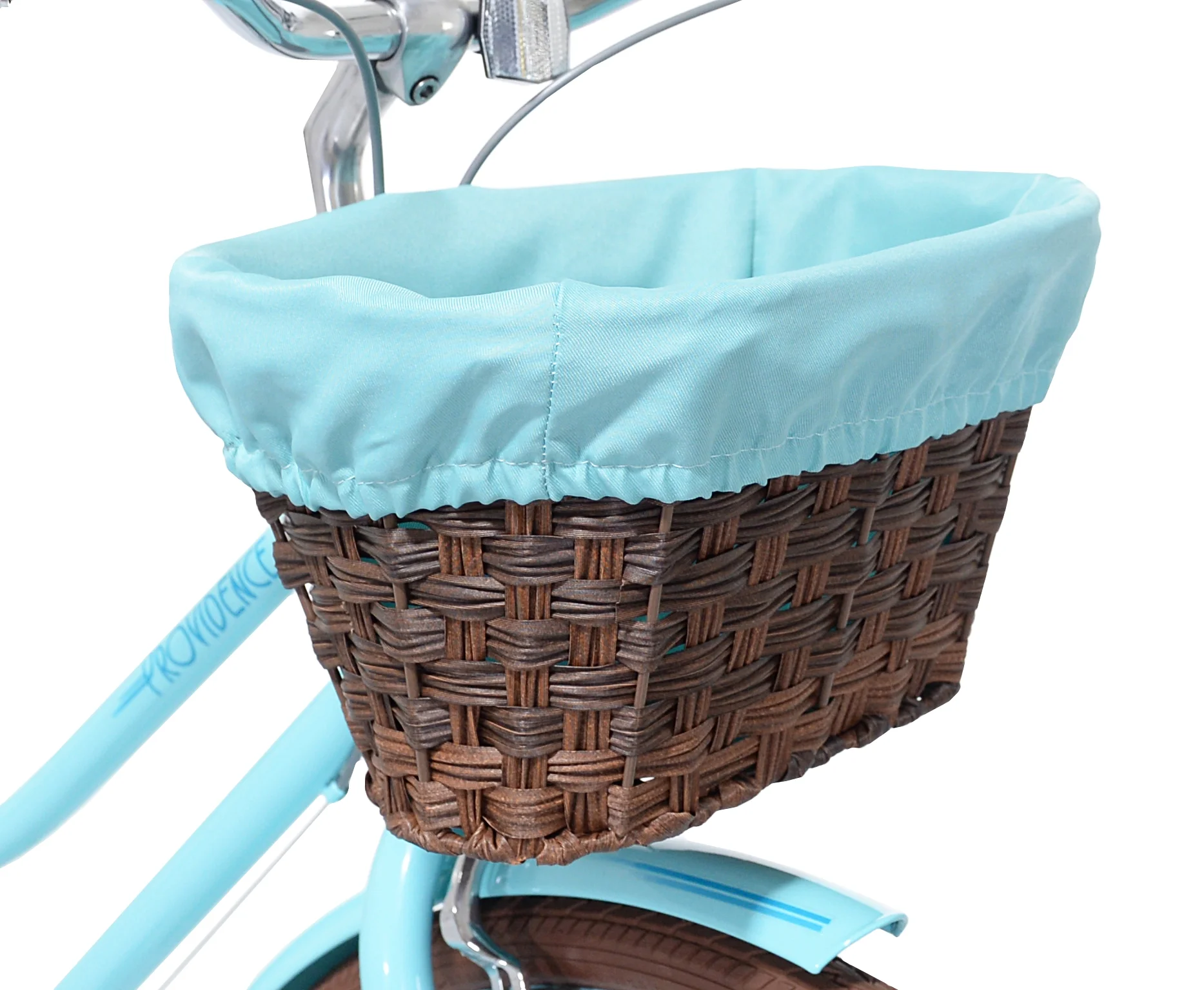 Kent 700C Providence Cruiser Bike, Adult, Light Blue and Brown