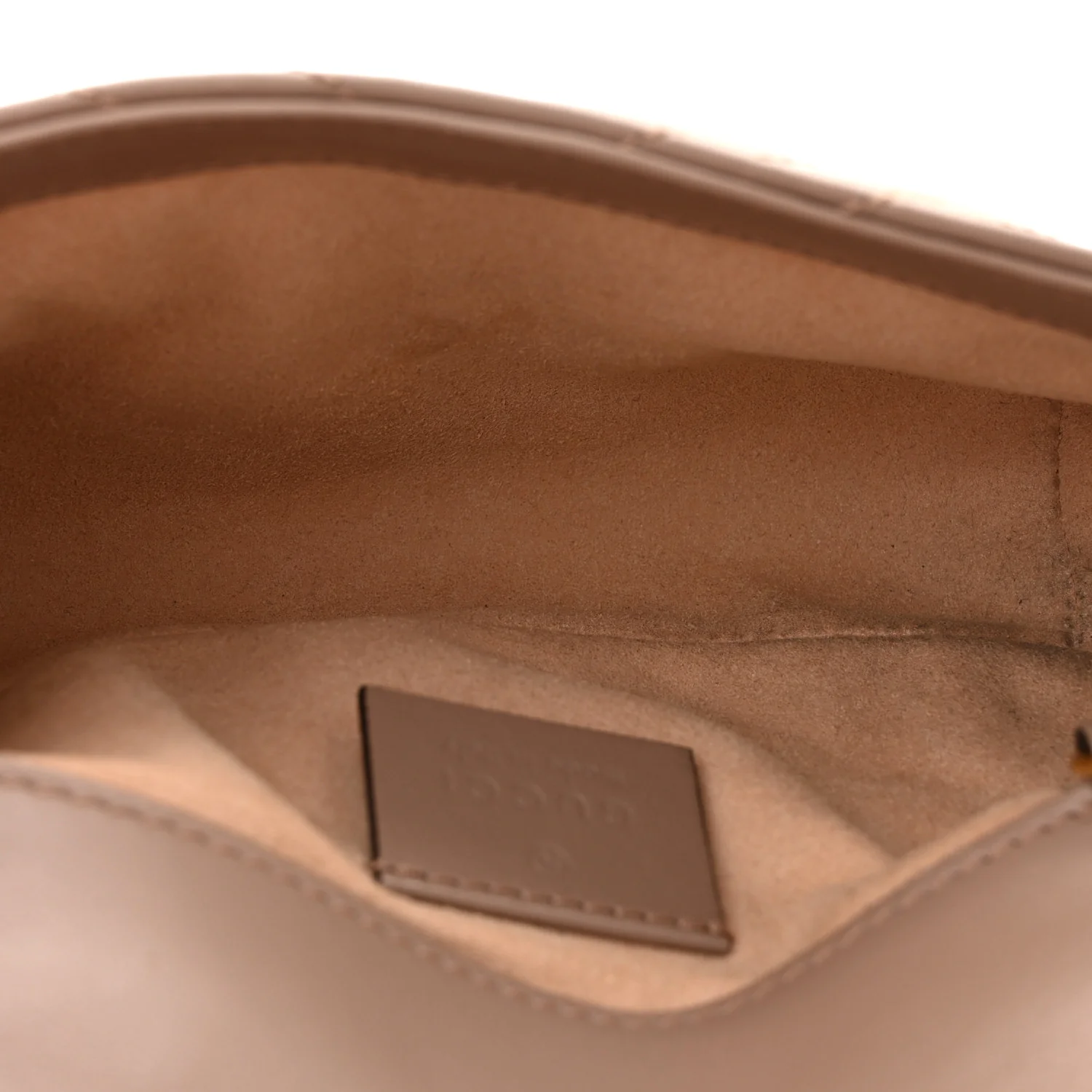 Calfskin Matelasse Super Mini GG Marmont Shoulder Bag Porcelain Rose