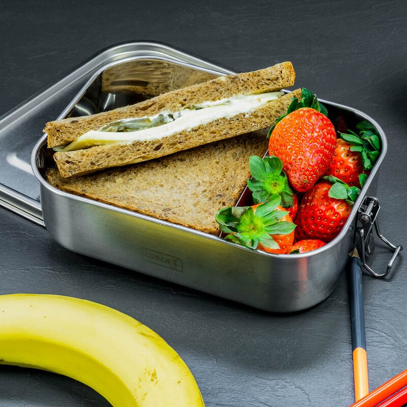 Snap matboks 1,2L rustfritt stål