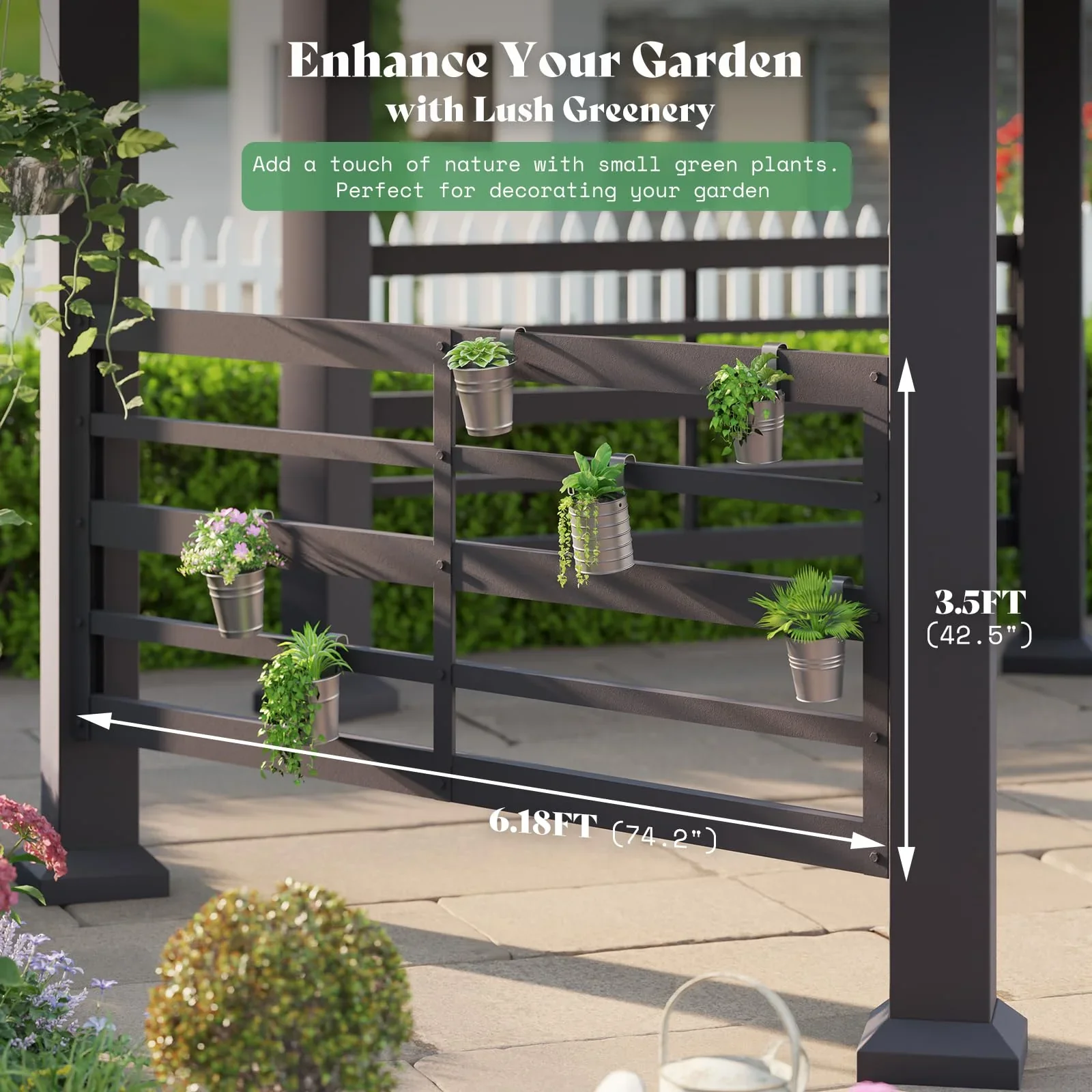 Jocisland Wood Gazebo 10'x12', Wind & Rain Resistant Design, Grill Gazebo for Garden, Backyard