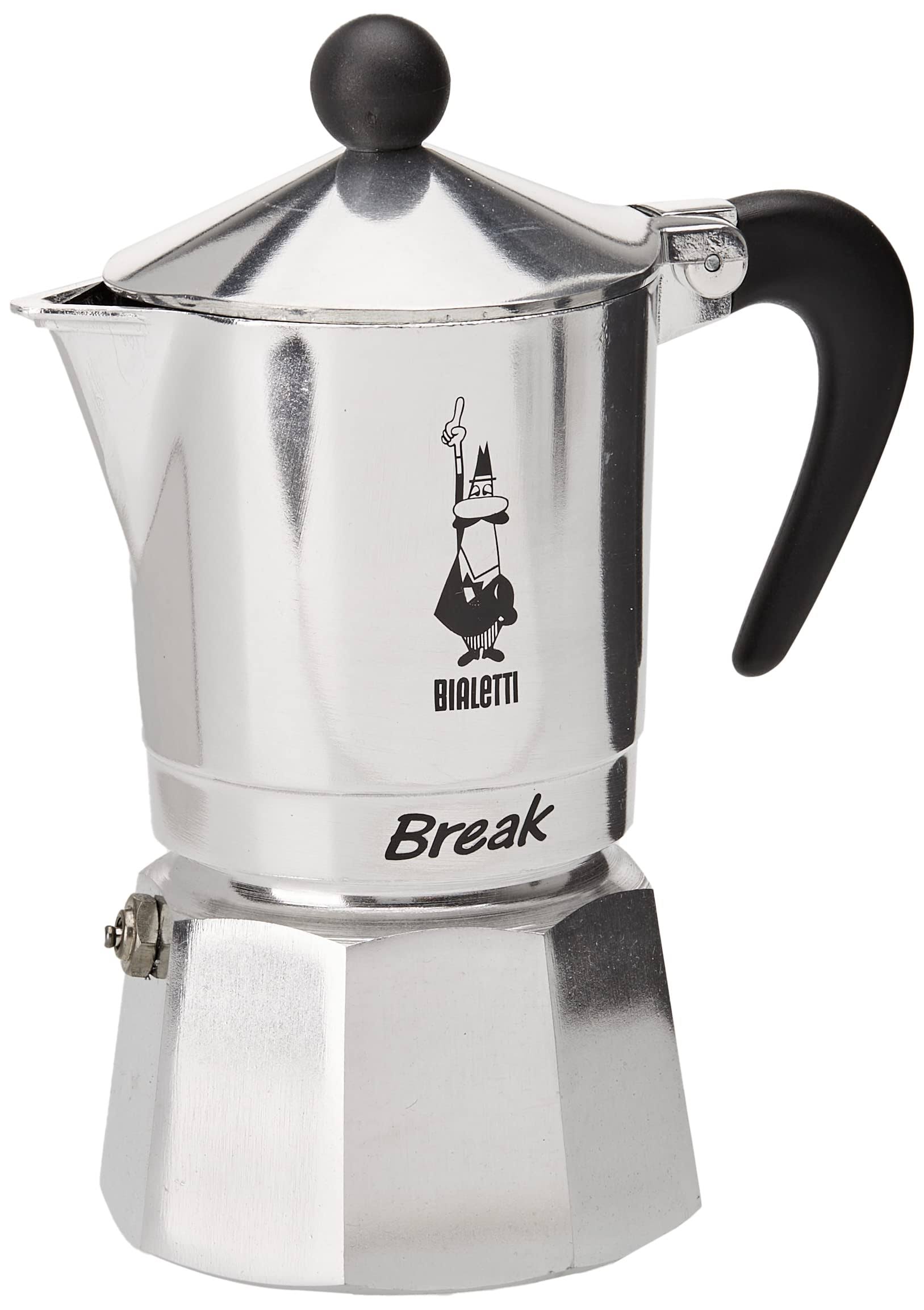 Bialetti 3-Cup Moka Stovetop Espresso Maker - Silver