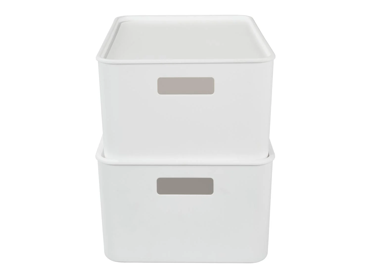 Lot de 2 botes avec couvercles Premium