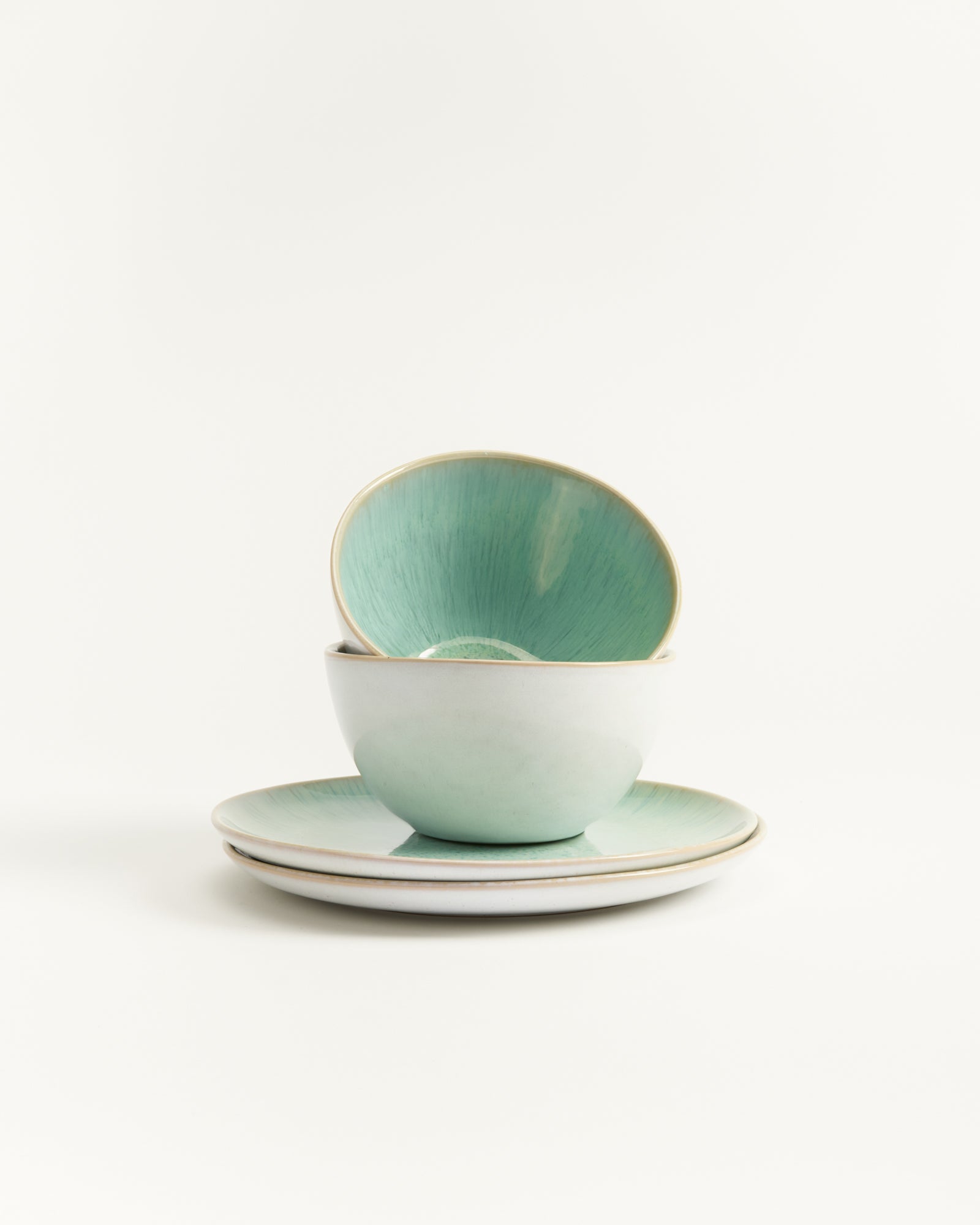 AREIA - BREAKFAST SET CLASSIC MINT 8 PIECES