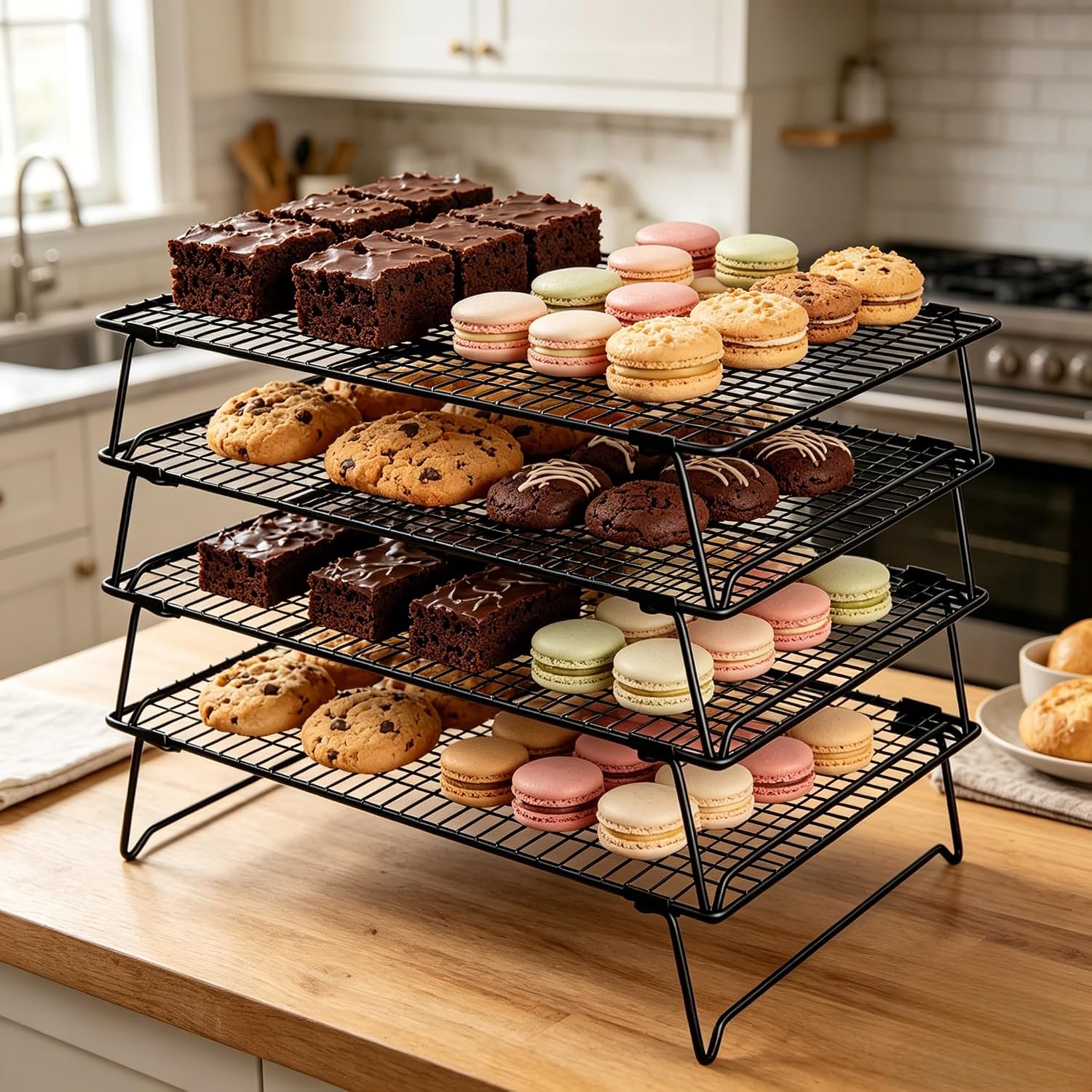 4PCS Cooling Racks for Baking and Cooking 16