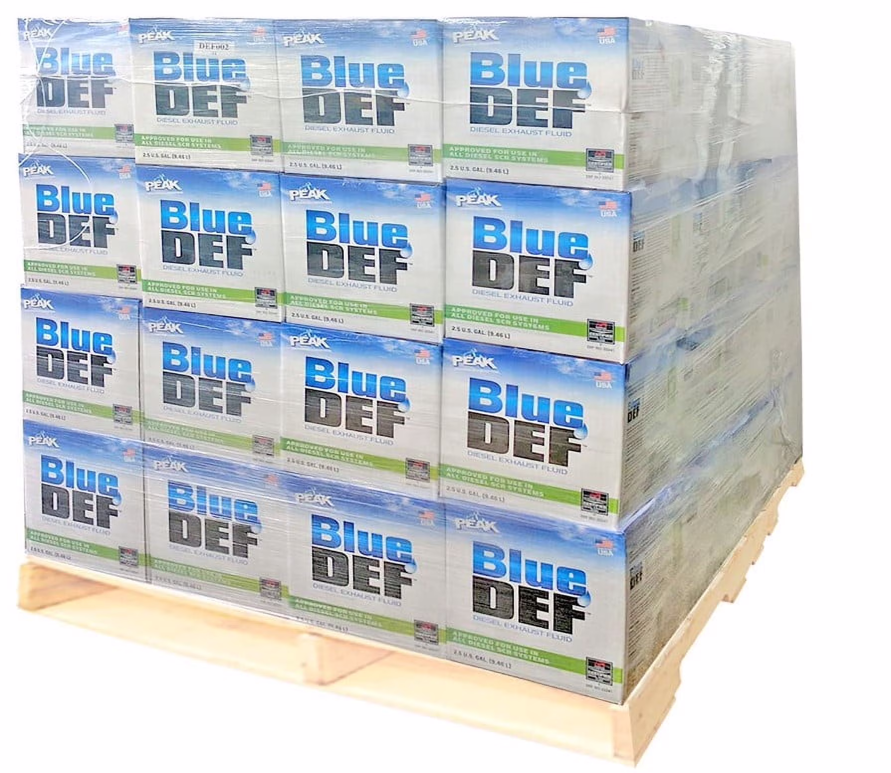 Bluedef DEF002 Diesel Exhaust Fluid Jug, 2.5 Gal (40 Pack)