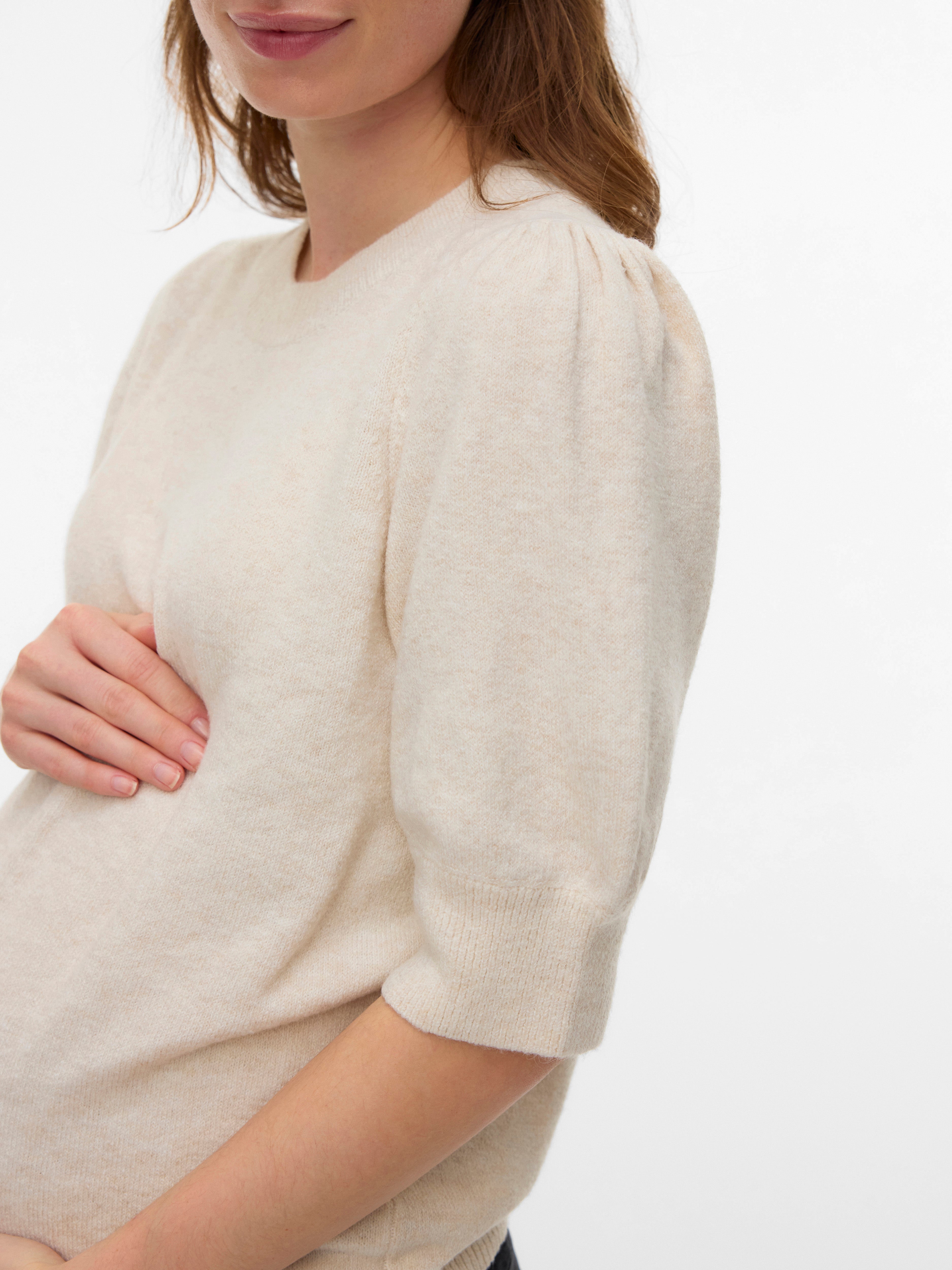 VERO MODA® Regular Fit Round Neck Ribbed cuffs Pullover