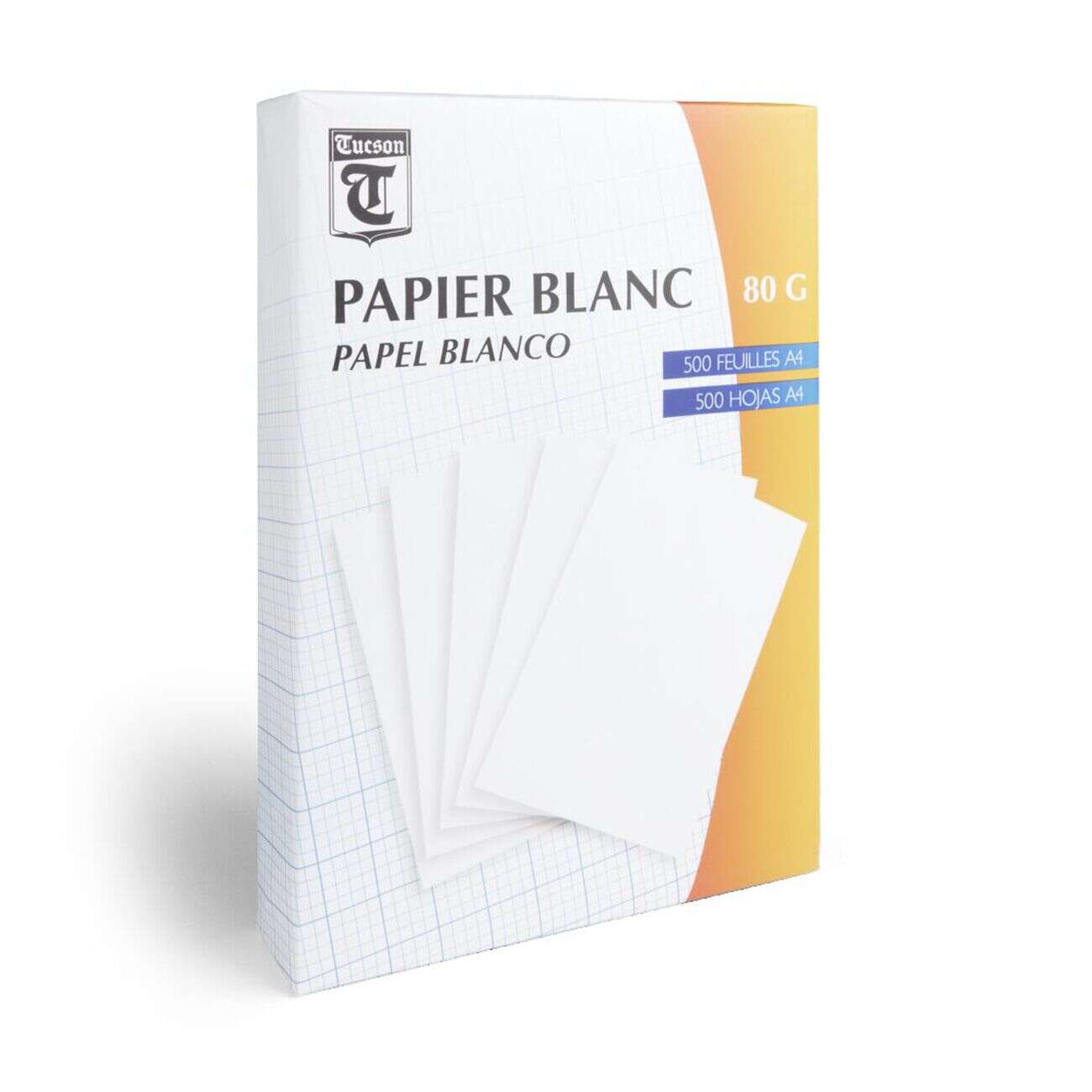 Lot de 500 feuilles de papier blanc A4 80g