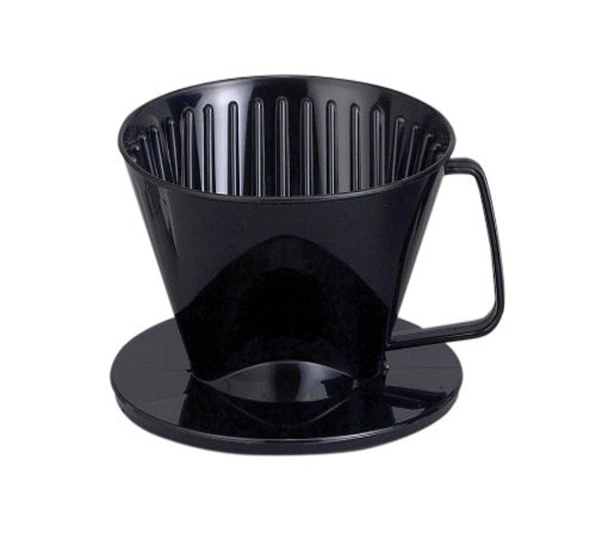 HIC 2661 Coffee Filter, Cone, Polypropylene, Black