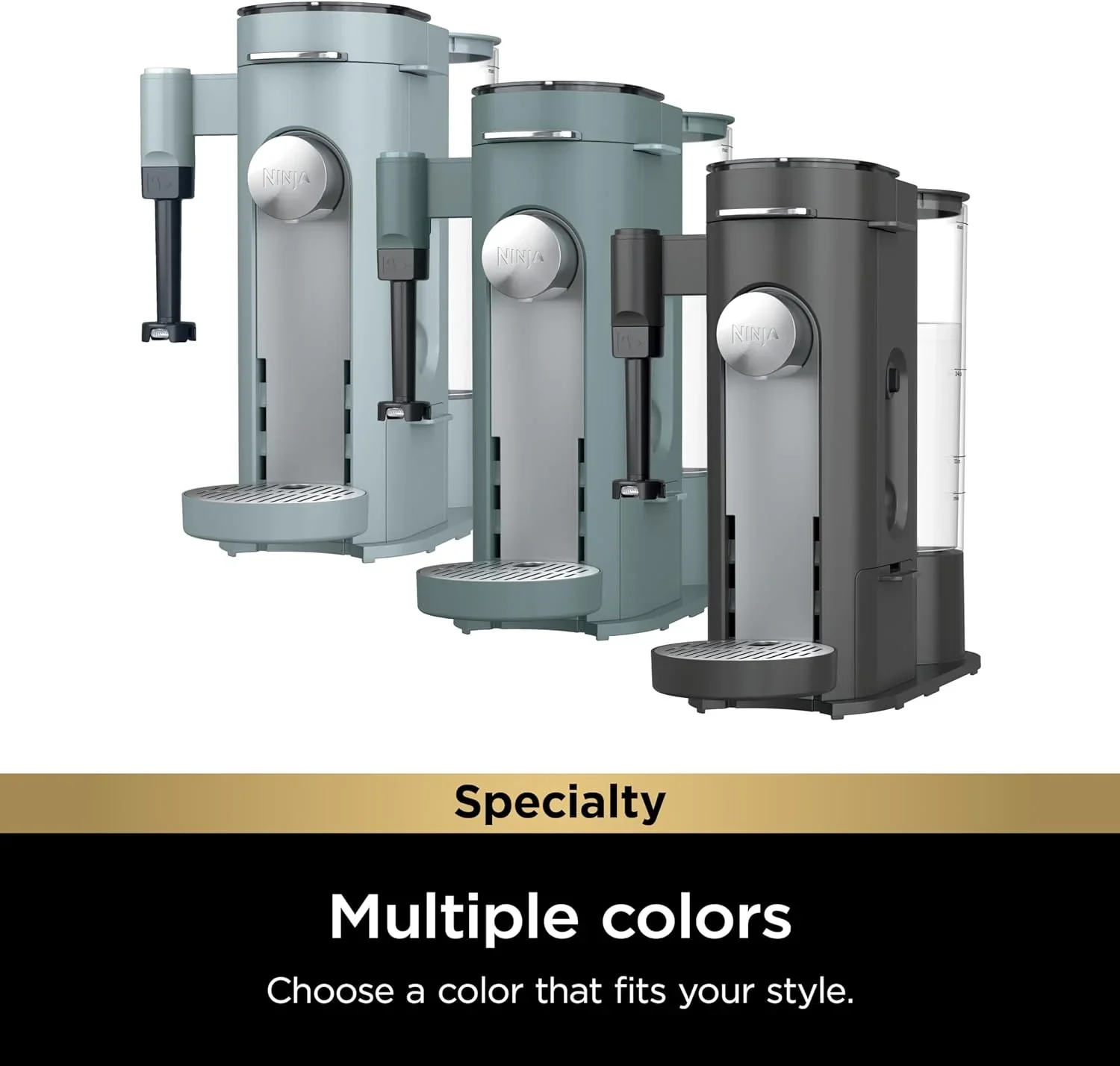 Cafetière Ninja à dosettes individuelles, compatible K-Cup, 4 méthodes d'infusion
