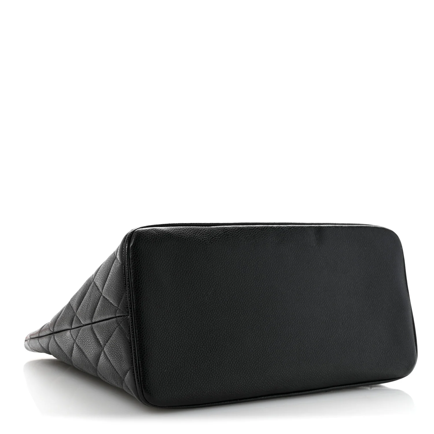 Caviar Quilted Medallion Tote Black