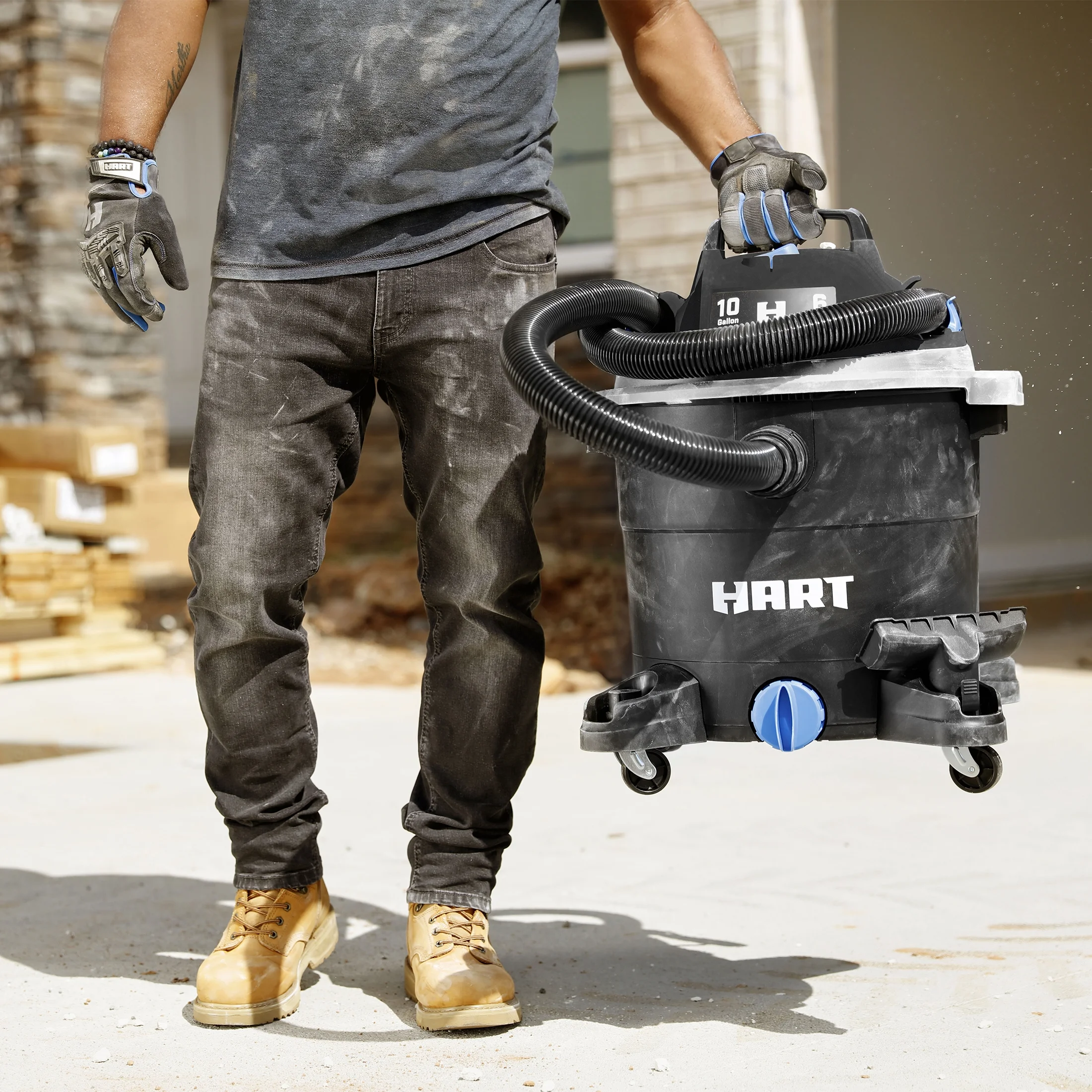 10 Gallon 6 Peak HP Poly Wet/Dry Vacuum, VOC1012PF 3703 Image 9