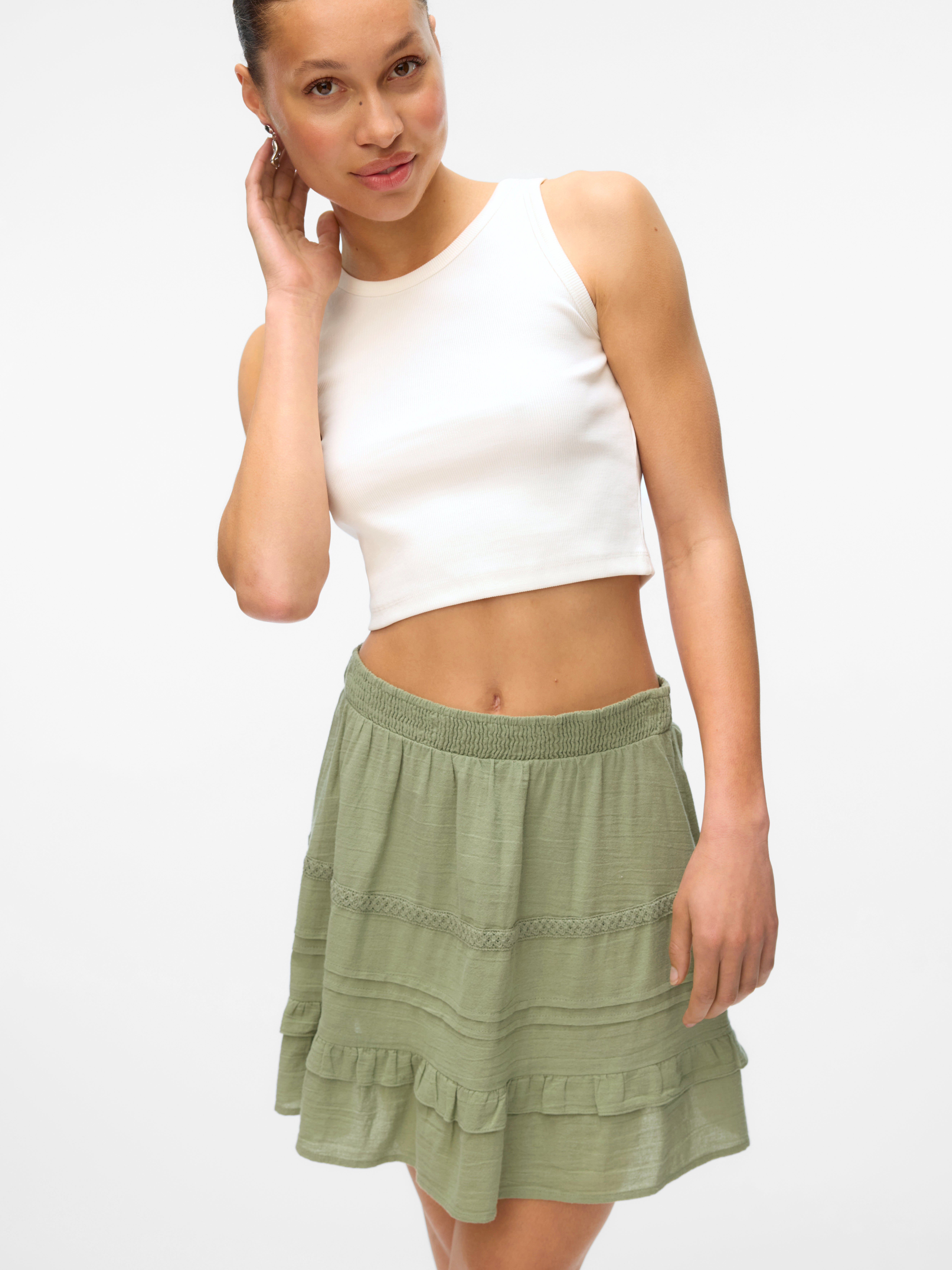 VERO MODA® VMPRETTY Mid waist Short skirt