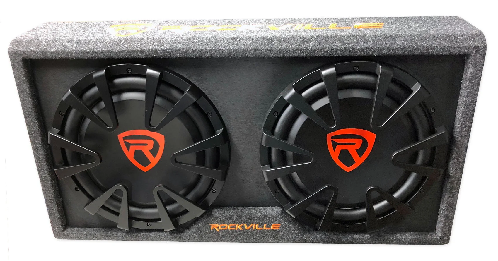 RG212CA 2000w Dual 12 inches Vented Powered Car Subwoofer Enclosure+Amp Kit - Image 9