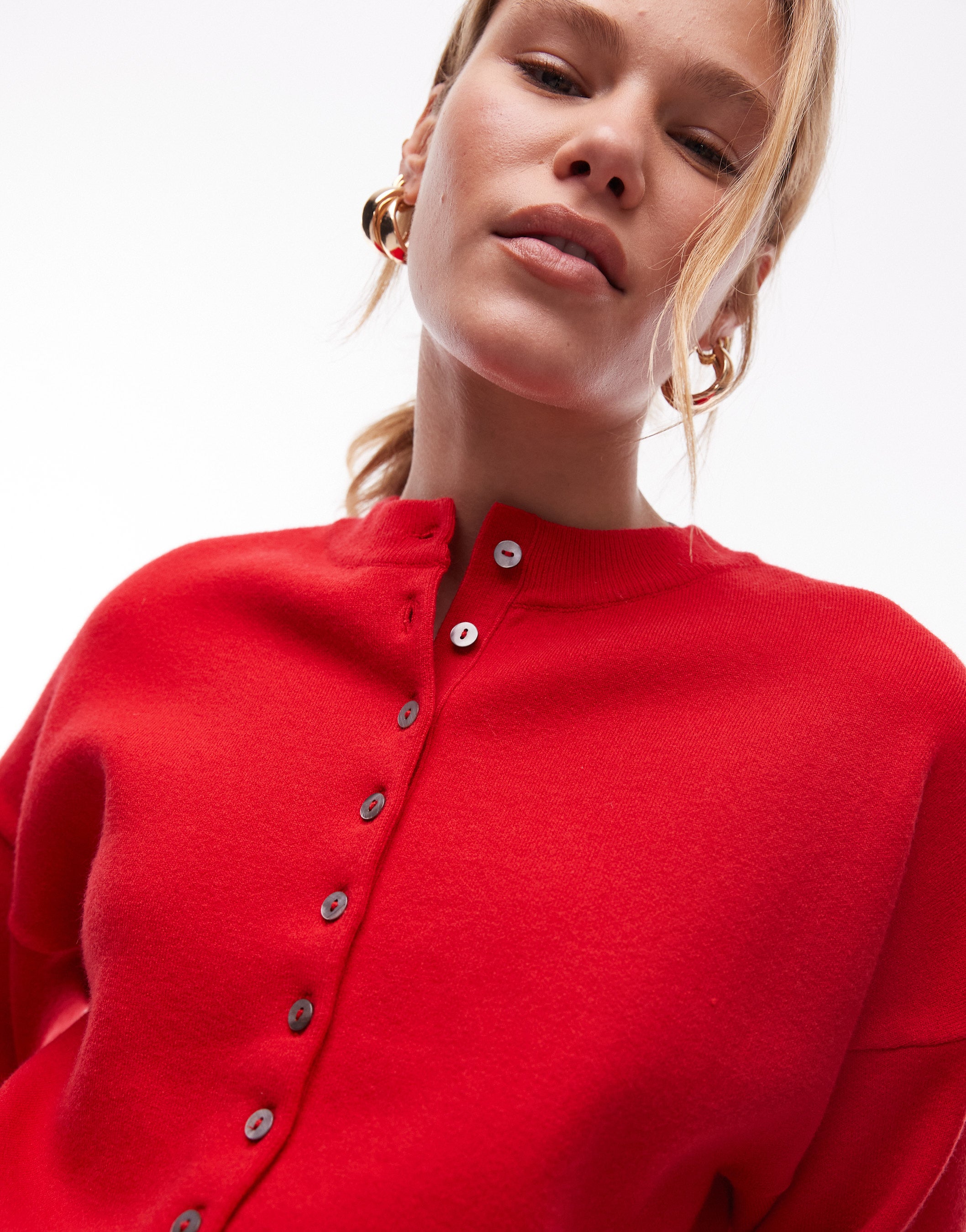 VERO MODA® Topshop knitted compact fitted waist cardi