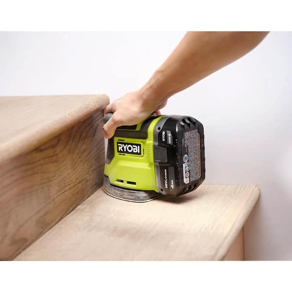 ONE+ 18V Cordless 2 Tool Combo Kit with Random Orbit Sander and Corner Cat Finish Sander (Tools Only) Image 6