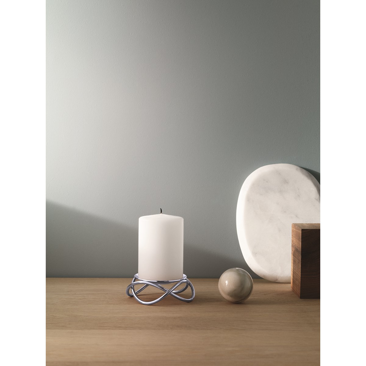 Kubbelys 6x25 cm 2 stk hvit