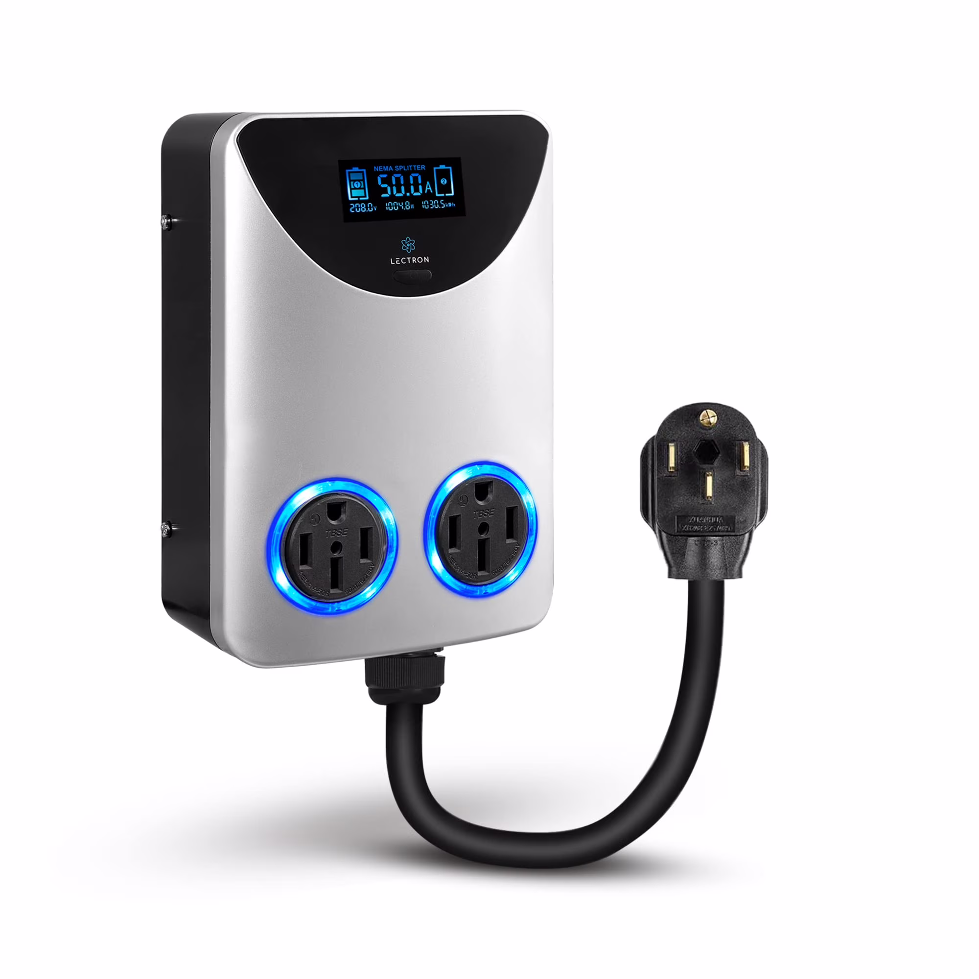 Lectron NEMA Socket Splitter - Power Your EV Charger and High - Powered Appliance from the Same Outlet (NEMA 14 - 50 to NEMA 14 - 50 / NEMA 14 - 50 Splitter)