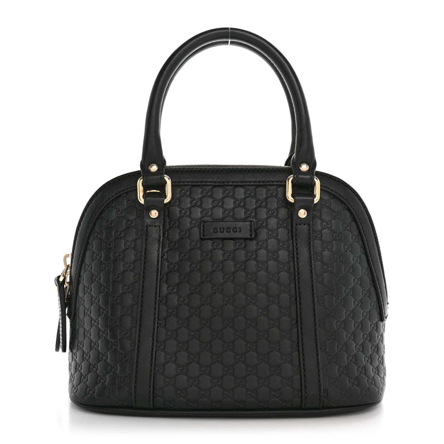 Microguccissima Mini Dome Bag Black