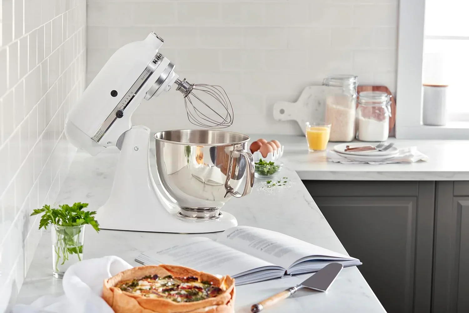 Robot pâtissier KitchenAid Artisan Series de 5 pintes à tête inclinable