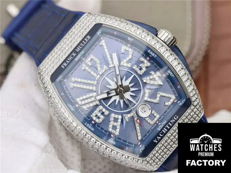 Franck Muller Vanguard V45.SC.DT.AC.BL Blue Dial