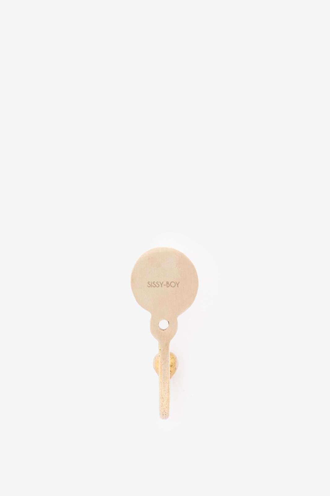 Goudkleurige wandhaak met smiley