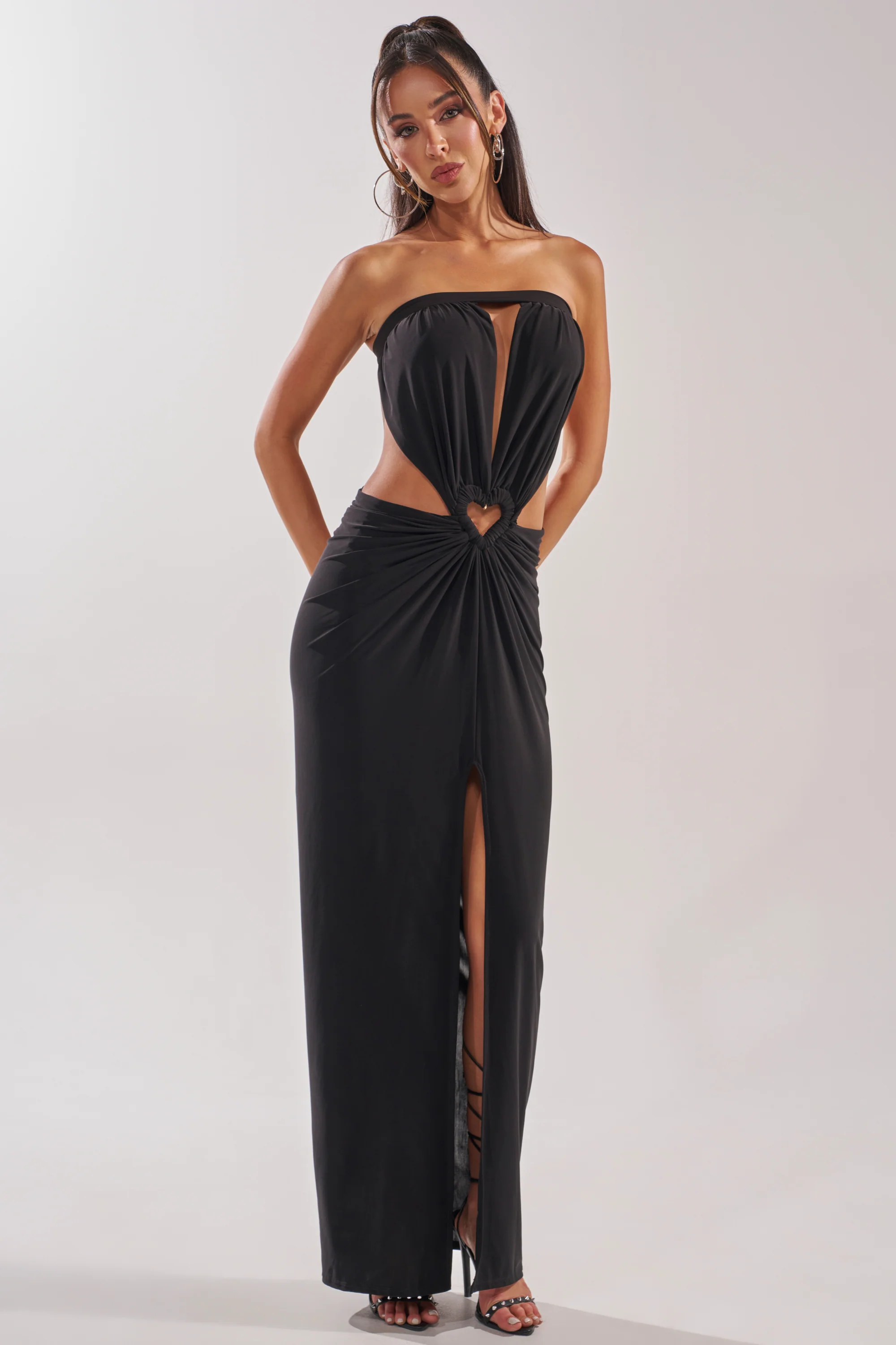 DONT BREAK MY HEART STRAPLESS MAXI DRESS - Akira Store