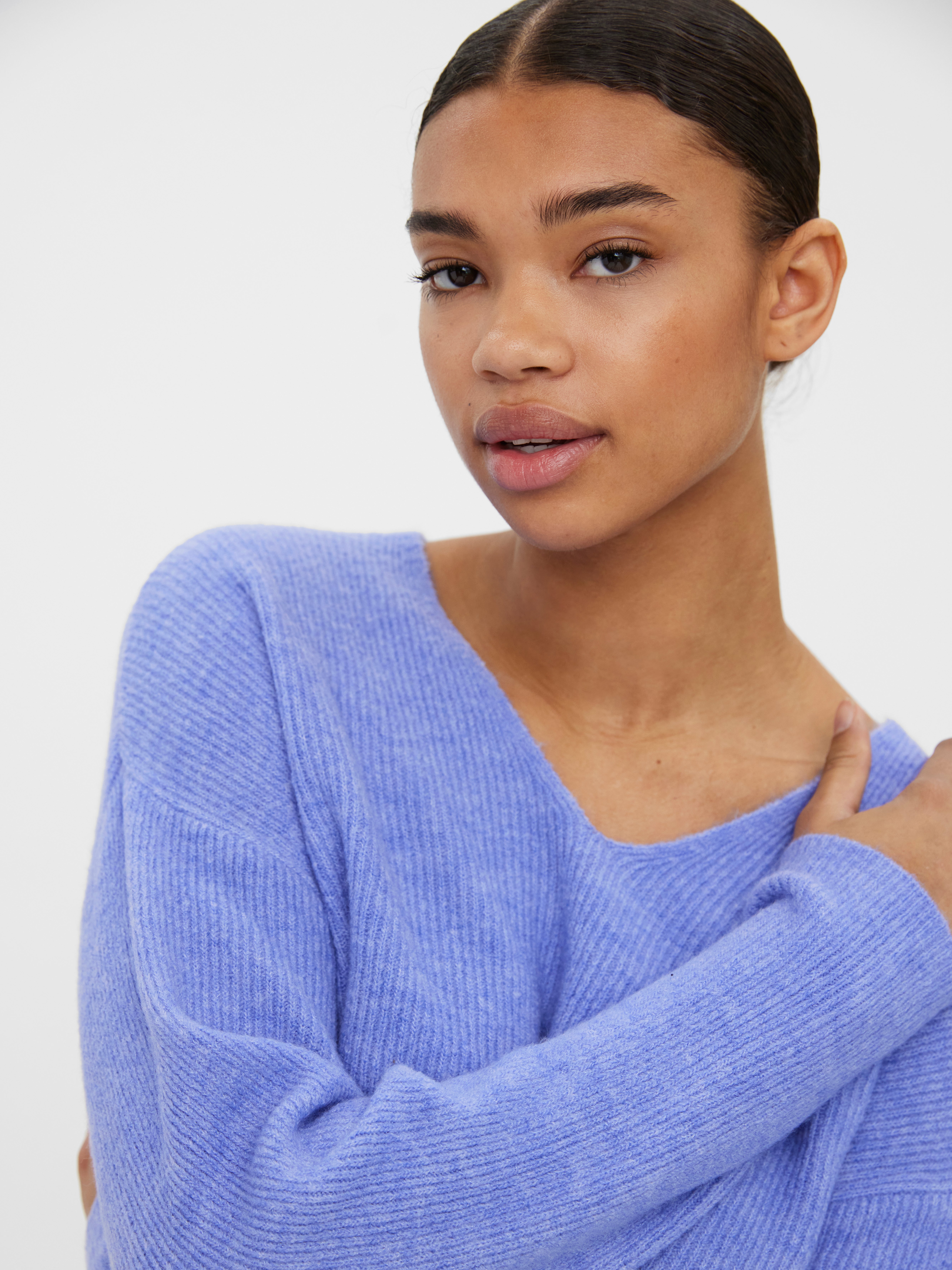 VERO MODA® VMCREWLEFILE Knitted pullover